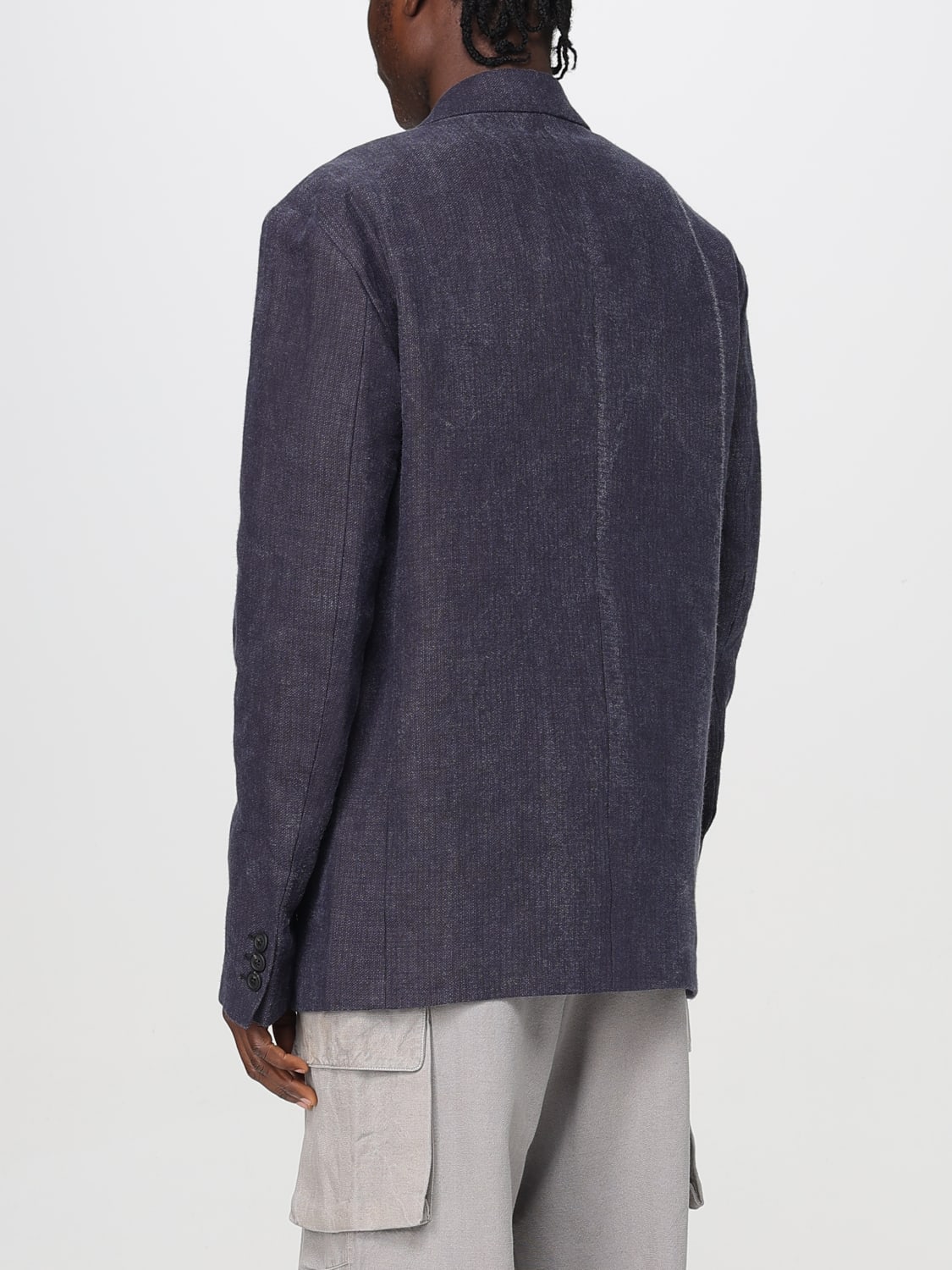 OUR LEGACY JACKE: Blazer herren Our Legacy, Burgunderrot - Img 3