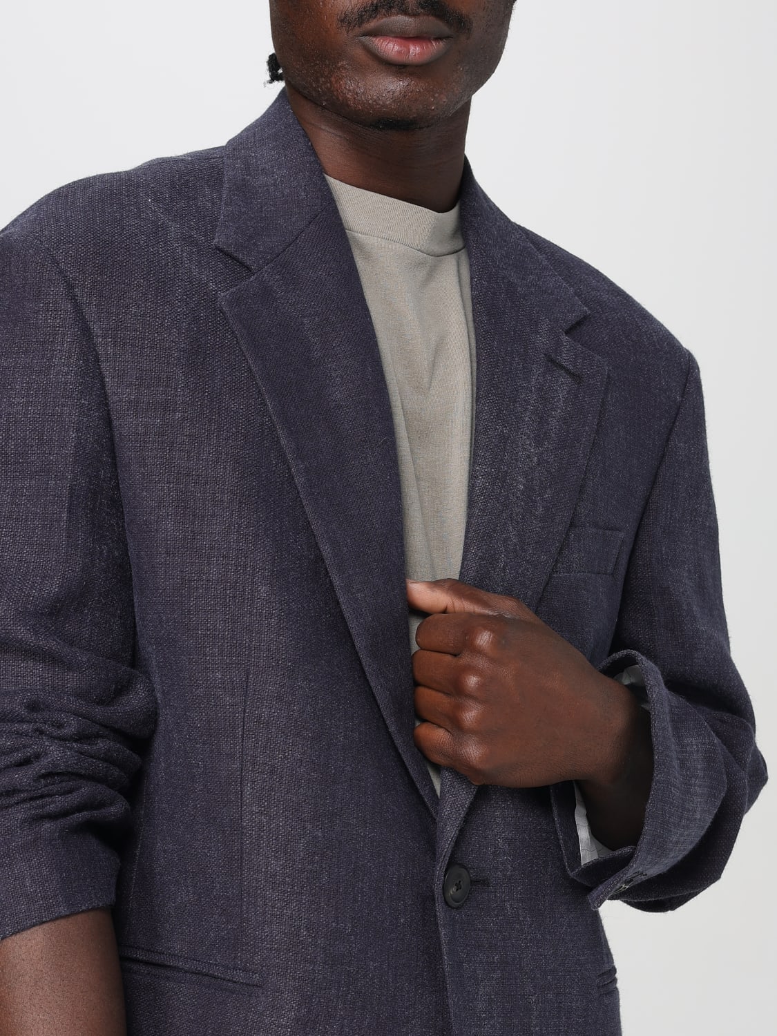 OUR LEGACY JACKE: Blazer herren Our Legacy, Burgunderrot - Img 5