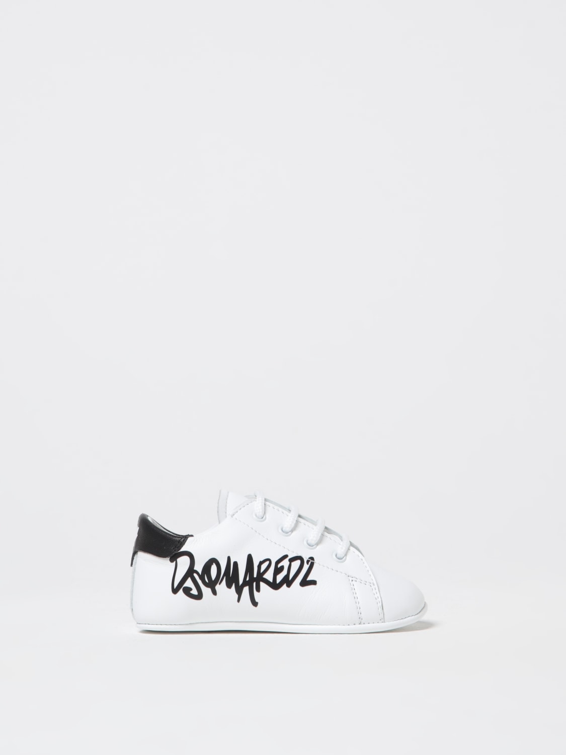 DSQUARED2 SNEAKERS: Sneakers Dsquared2 in pelle, Bianco - Img 1