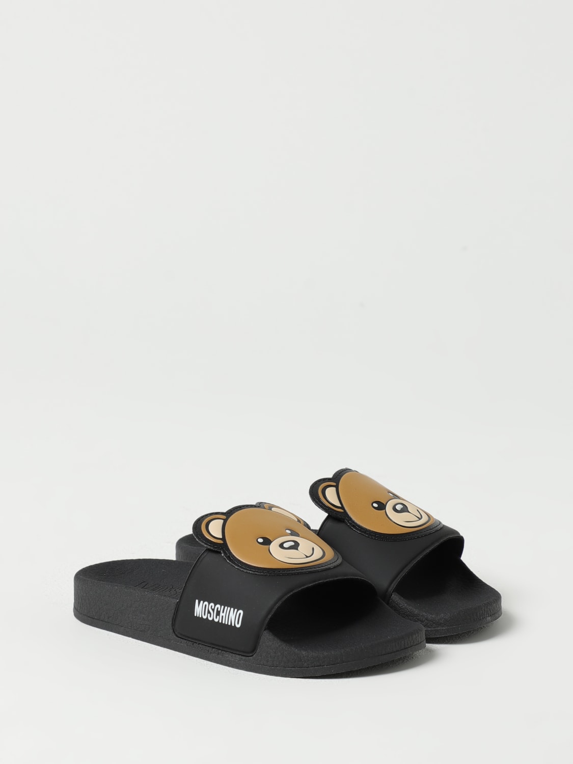 MOSCHINO SHOES: Shoes kids Moschino, Black - Img 2