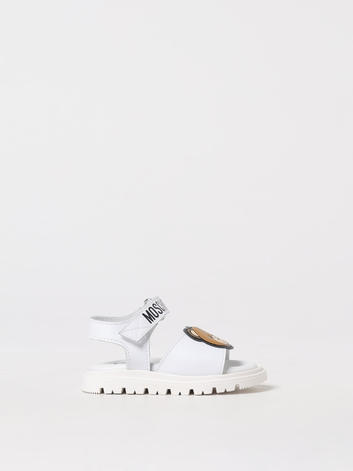 MOSCHINO SHOES: Shoes kids Moschino, White - Img 1