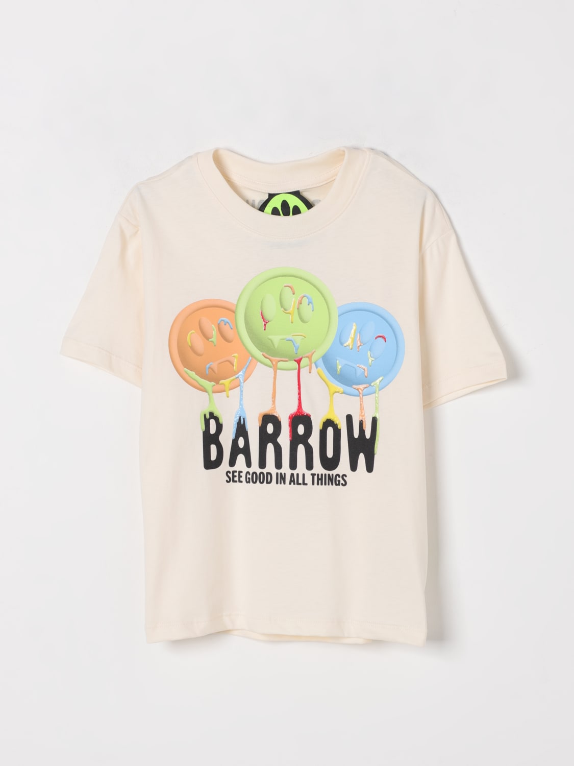 BARROW KIDS T-SHIRT: T-shirt kids Barrow Kids, Cream - Img 1