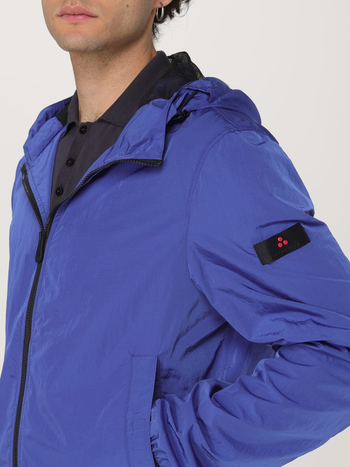 PEUTEREY GIACCA: Giubbotto Peuterey in nylon con cappuccio , Zaffiro - Img 4