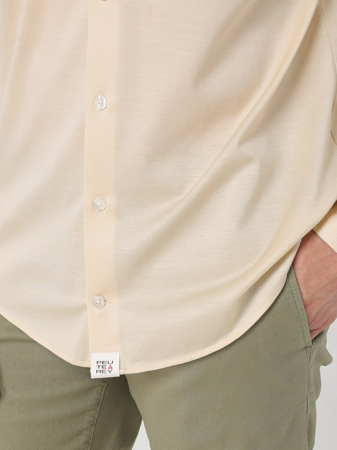 PEUTEREY SHIRT: Shirt men Peuterey, Beige - Img 3