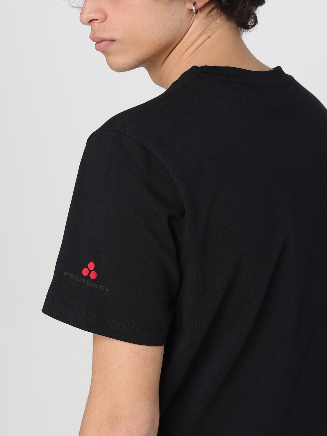 Tシャツ・カットソー PEUTEREY Men T-shirt Black PEU547299012244 NER PEUTEREY: T-shirt men - Black | Peuterey t-shirt