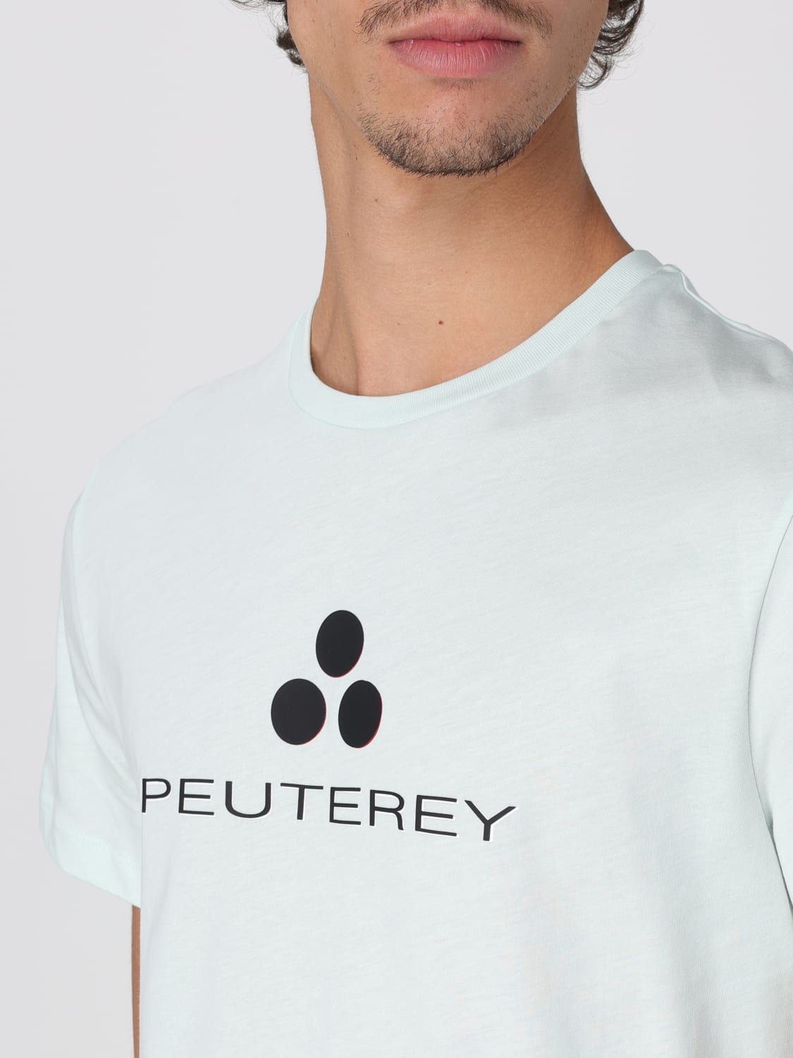 Tシャツ・カットソー PEUTEREY Men T-shirt Ice PEU547999011969 125 PEUTEREY: T-shirt men - Ice | Peuterey t-shirt