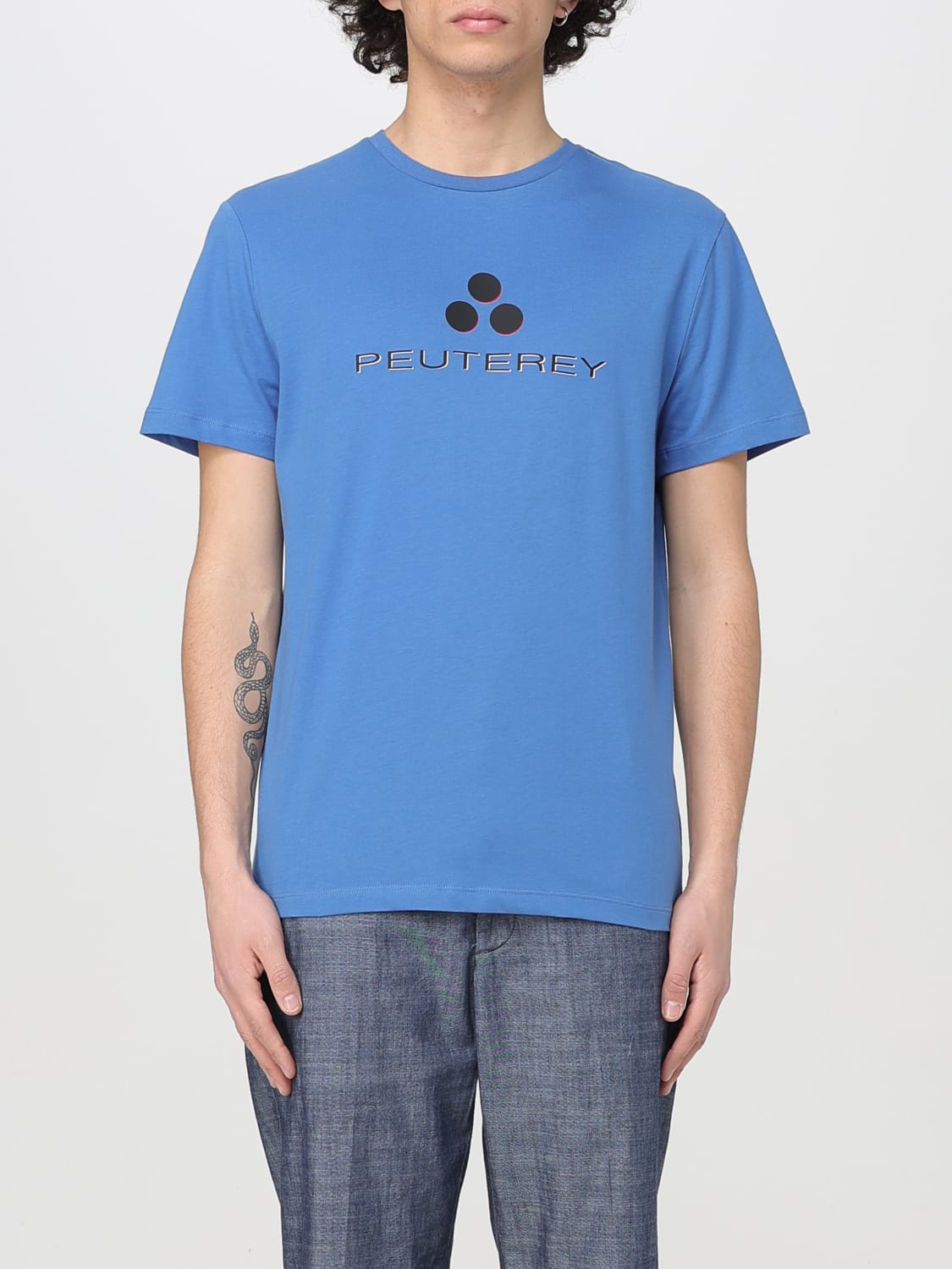 Tシャツ・カットソー PEUTEREY Men T-shirt Avion PEU547599011969 197 PEUTEREY: T-shirt men - Avion | Peuterey t-shirt