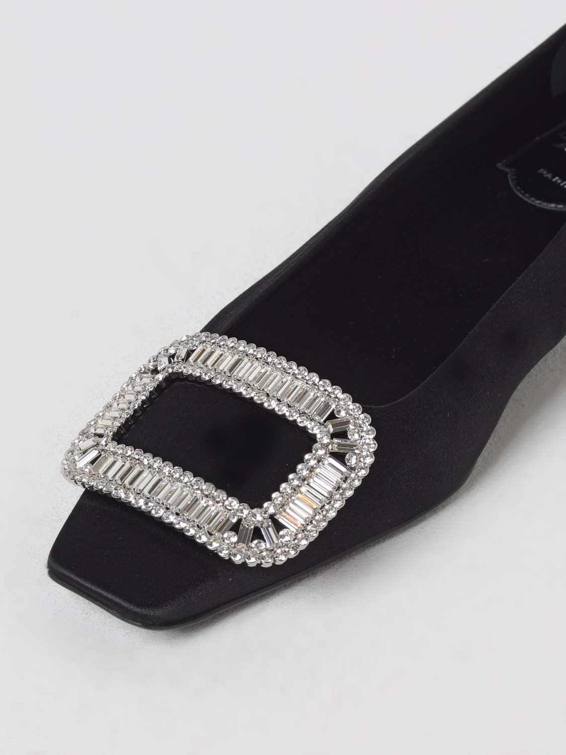 フラットシューズ ROGER VIVIER Woman Ballet flats Black RVW00702220RS0 B999 Belle Vivier Ballerinas in patent leather Black Woman