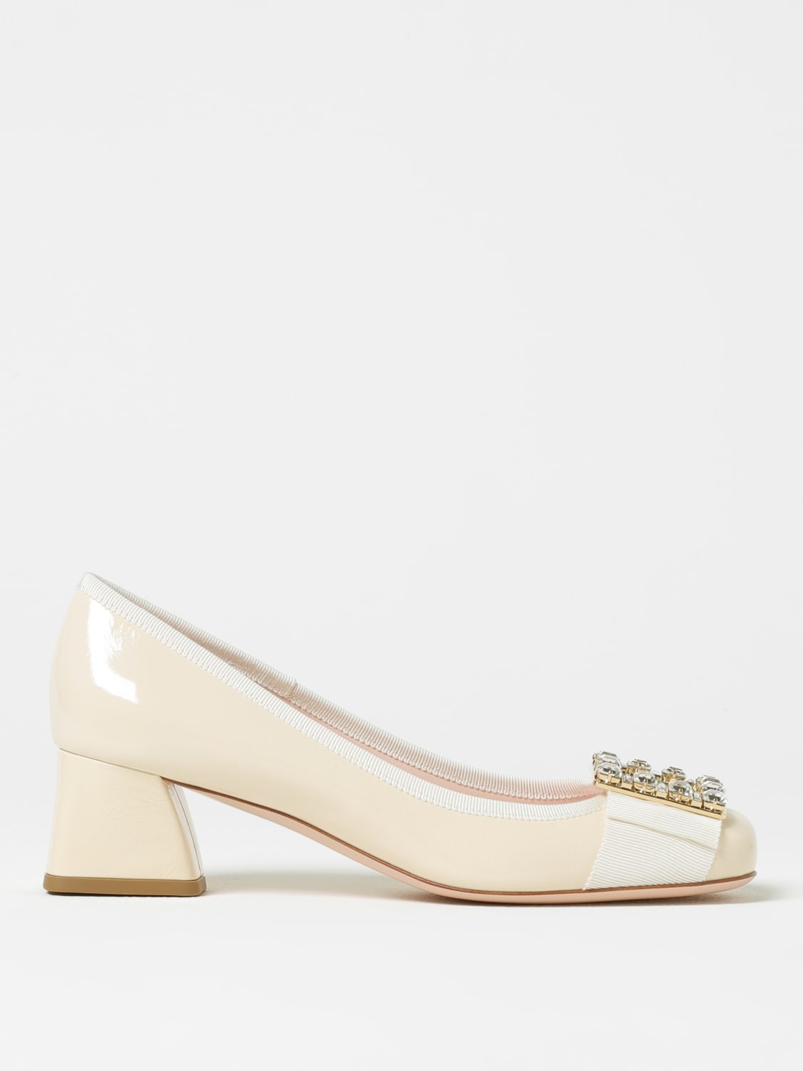 シューズ・サンダルその他 ROGER VIVIER Woman Pumps Yellow Cream RVW51935720TM6 C019 ROGER VIVIER: Shoes woman - Yellow Cream | Roger Vivier
