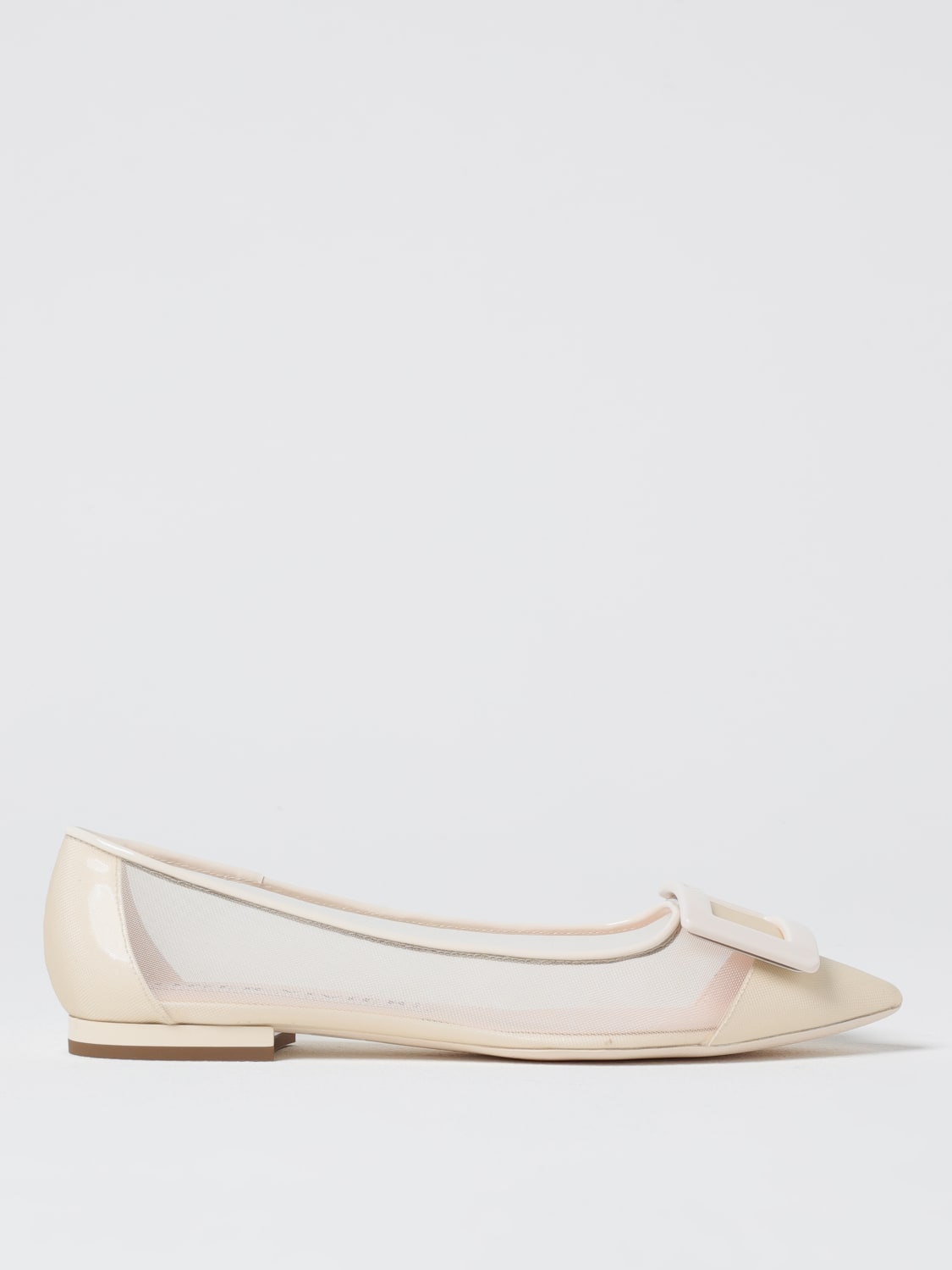 フラットシューズ ROGER VIVIER Woman Ballet flats Yellow Cream RVW57532530J9U ROGER VIVIER: Shoes woman - Yellow Cream | Roger Vivier