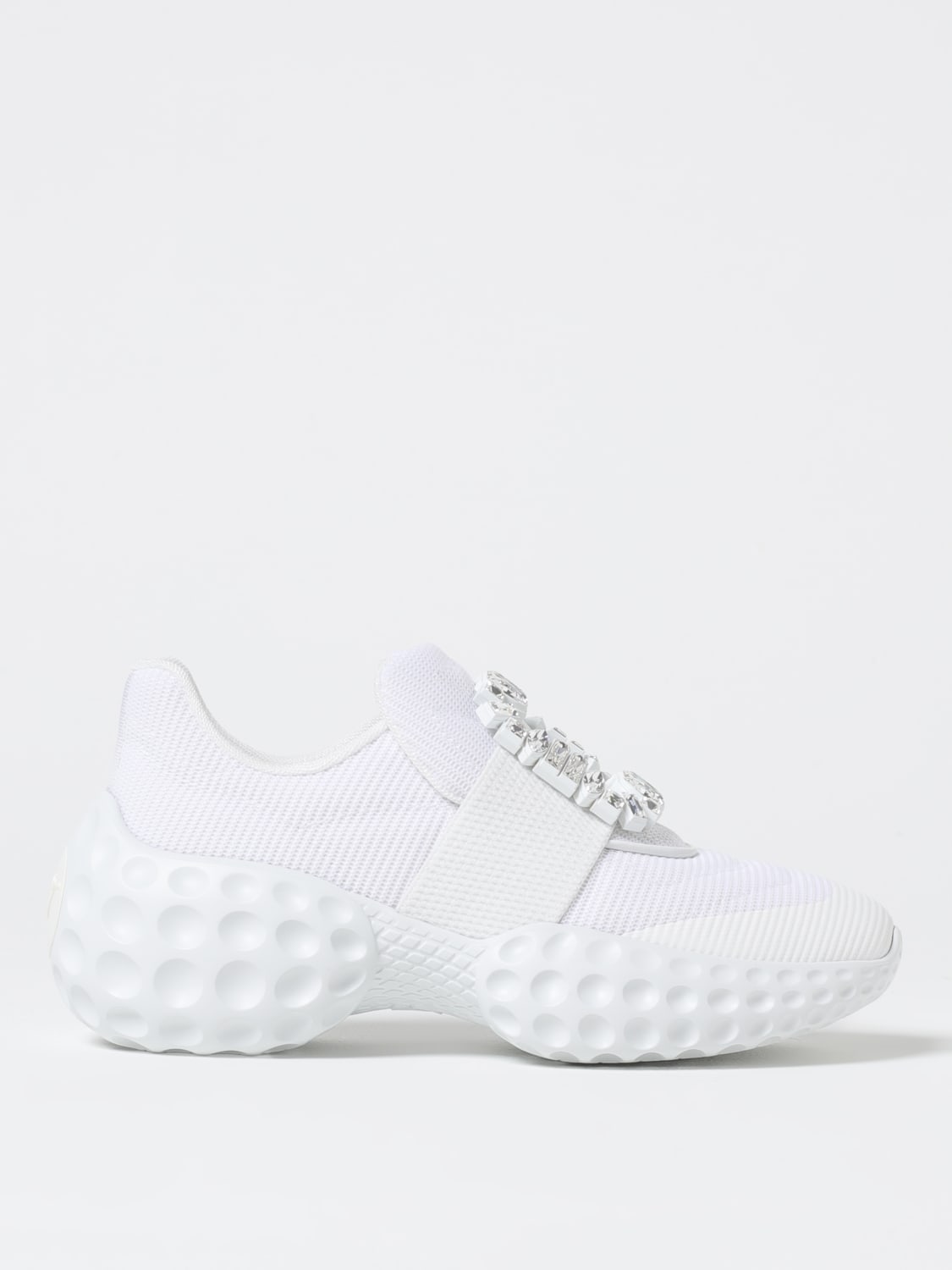 スニーカー ROGER VIVIER Woman Sneakers White RVW63731340QPS B001 Viv' Run Light Sneakers in fabrics White Woman