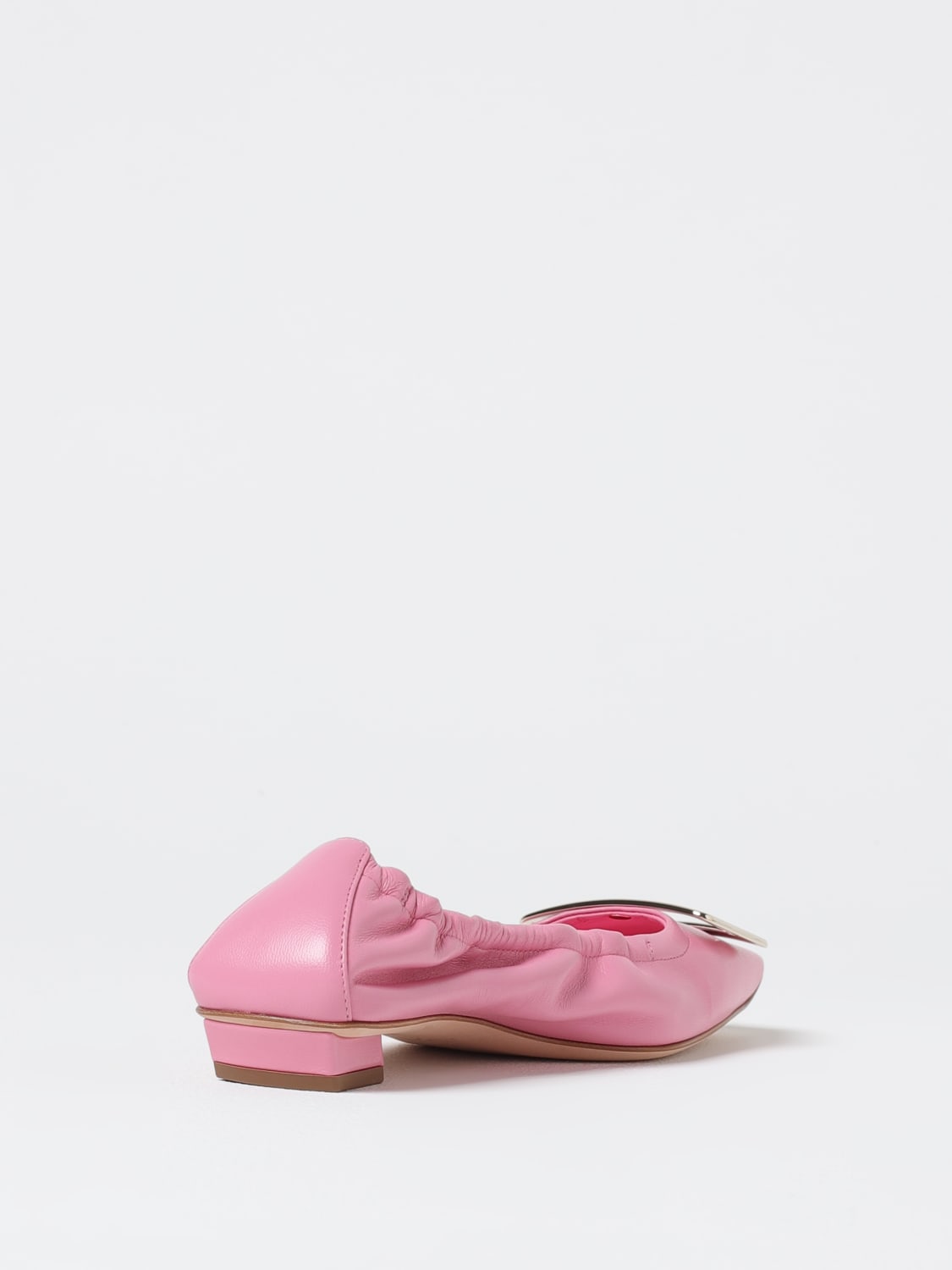 ROGER VIVIER BALLERINE: Ballerina Belle Vivier Roger Vivier in pelle , Rosa - Img 3