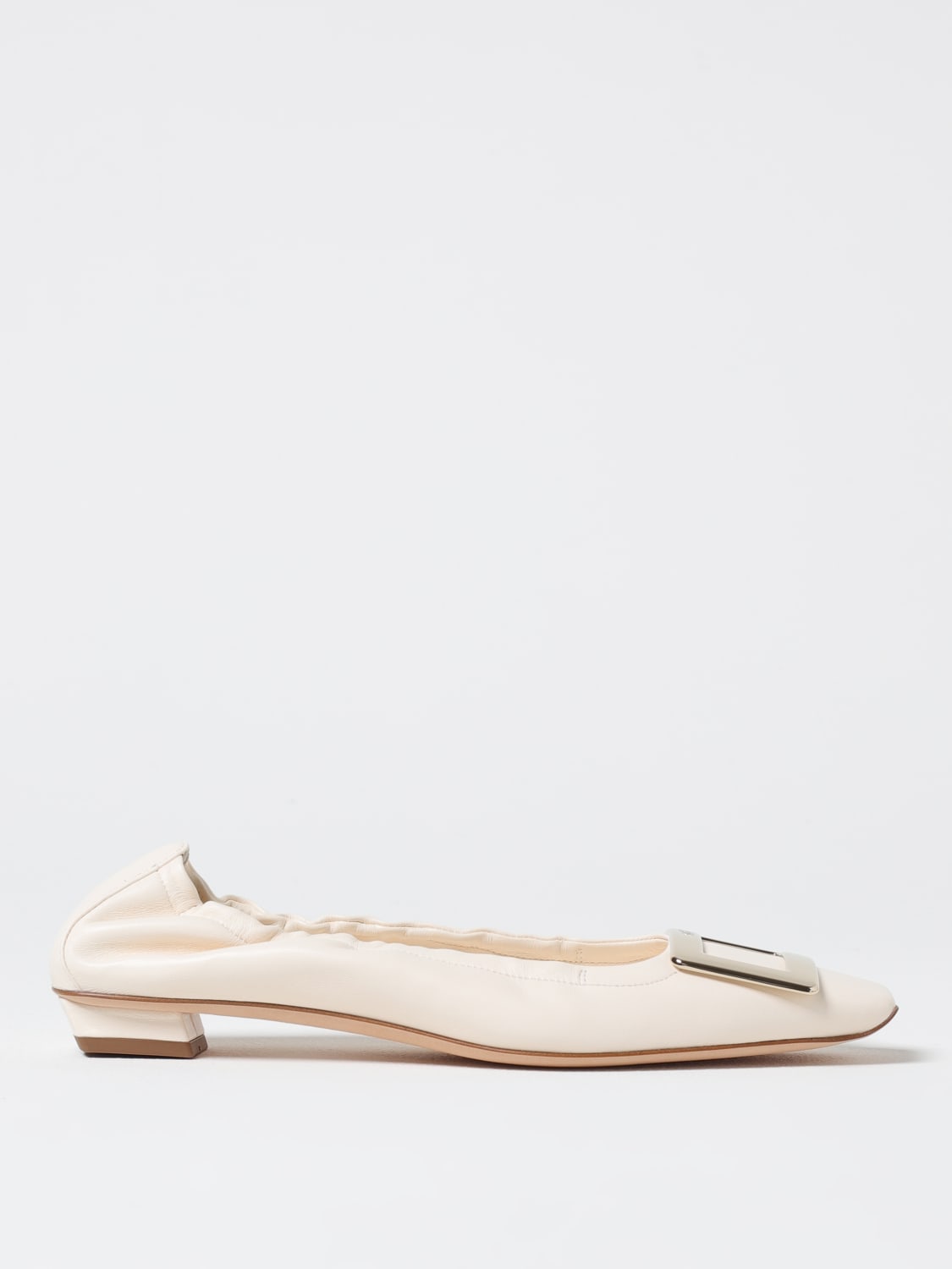 フラットシューズ ROGER VIVIER Woman Ballet flats Yellow Cream RVW7594104091T ROGER VIVIER: Shoes woman - Yellow Cream | Roger Vivier
