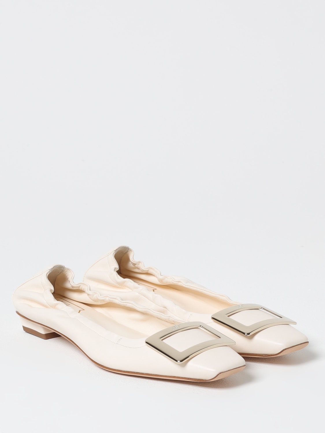 ROGER VIVIER BALLERINE: Chaussures femme Roger Vivier, Jaune Crème - Img 2