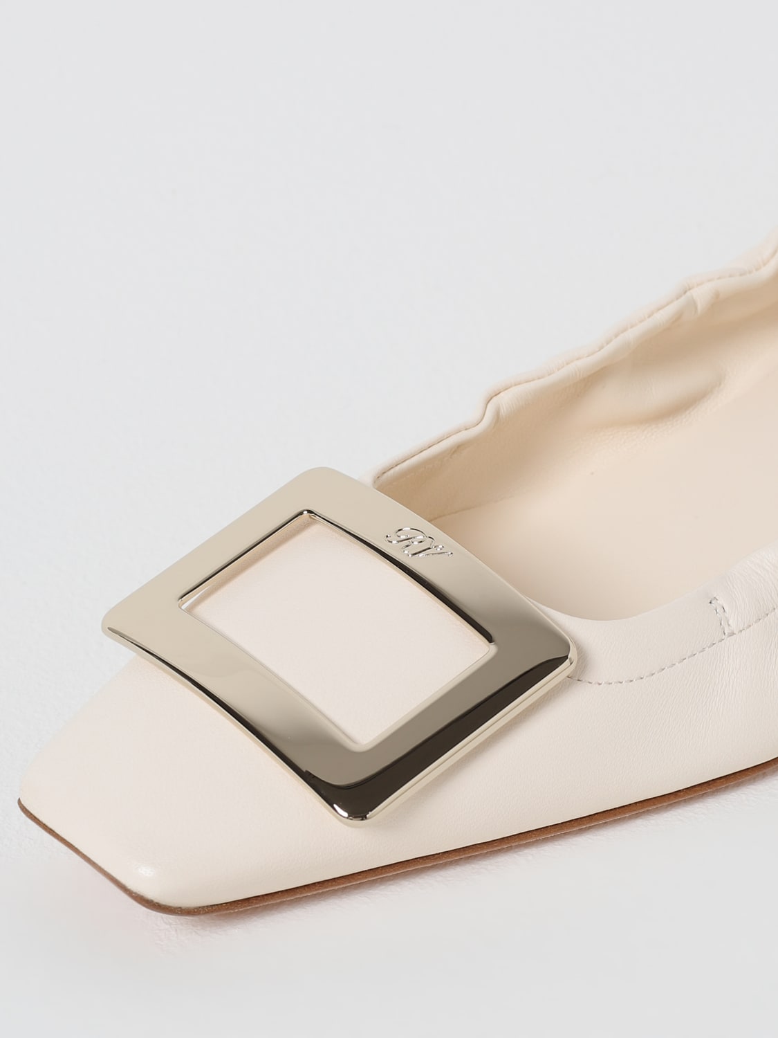 フラットシューズ ROGER VIVIER Woman Ballet flats Yellow Cream RVW7594104091T ROGER VIVIER: Shoes woman - Yellow Cream | Roger Vivier