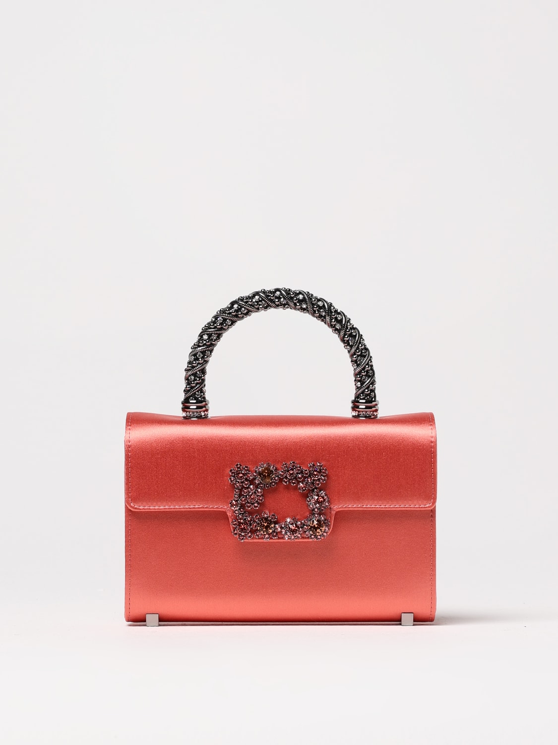 バッグ・カバンその他 ROGER VIVIER Woman Mini bag Salmon RBWAMFC0105RS0 M601 ROGER VIVIER: Shoulder bag woman - Salmon | Roger Vivier