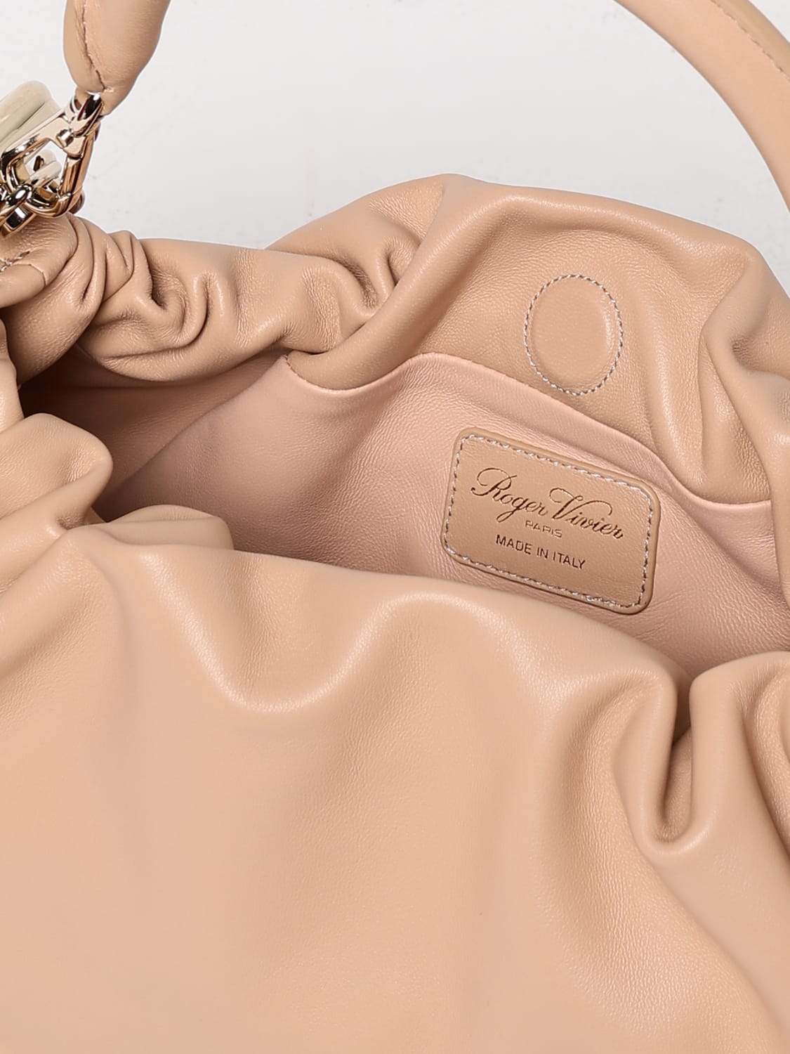 ROGER VIVIER HANDBAG: Roger Vivier women's handbag, Beige - Img 5