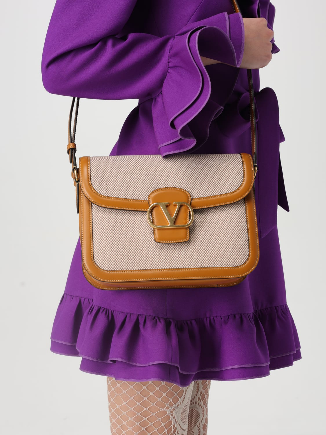VALENTINO GARAVANI: Shoulder bag woman - Yellow Cream