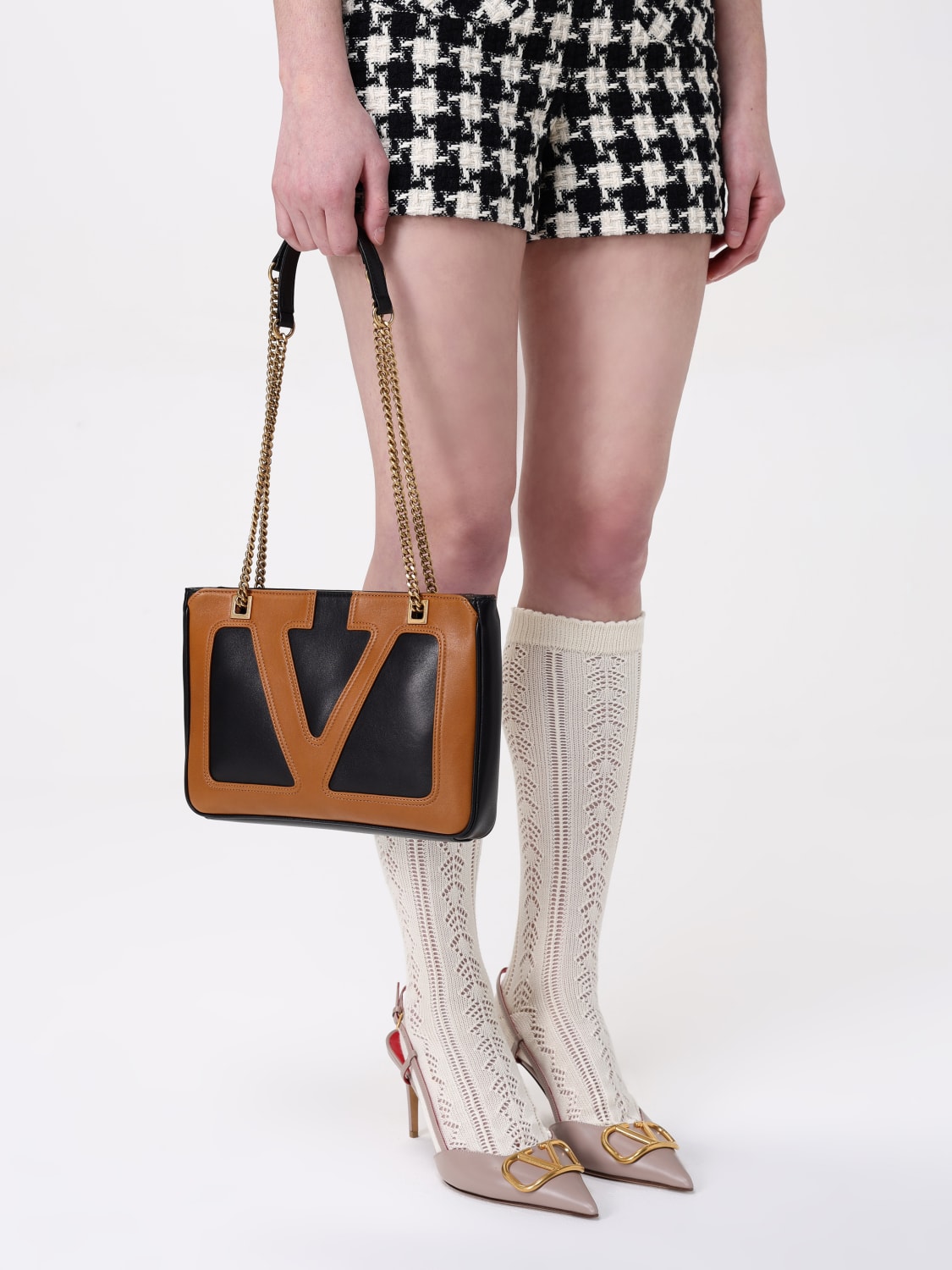 VALENTINO GARAVANI SHOULDER BAG: Shoulder bag woman Valentino Garavani, Dark - Img 2