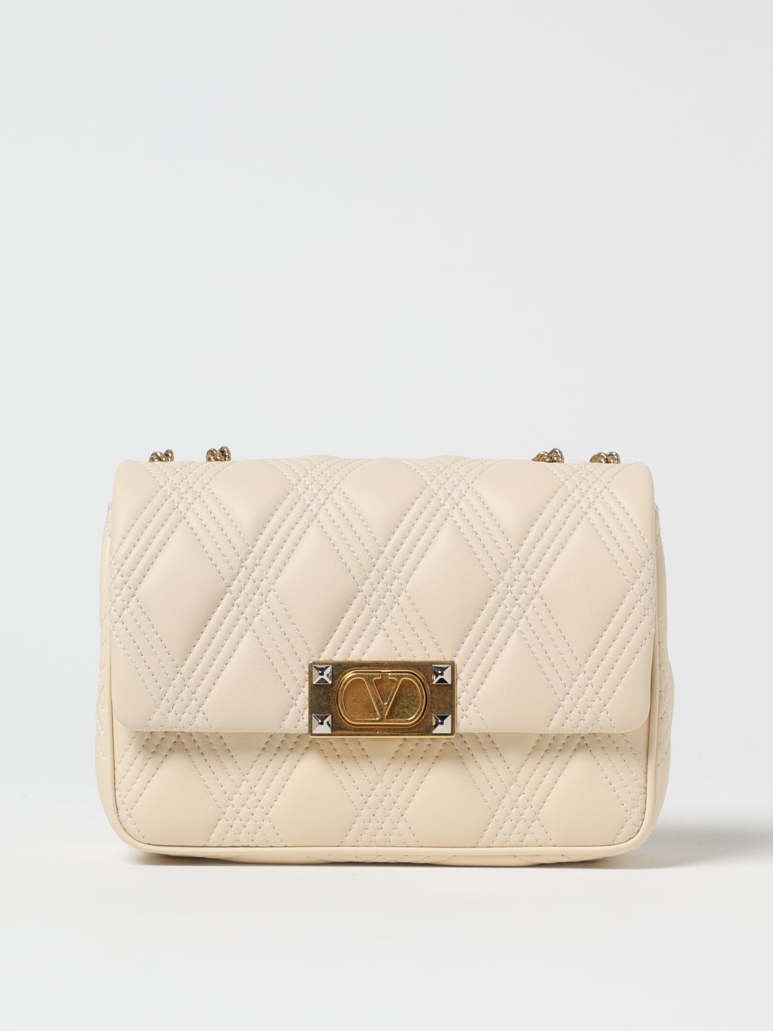 VALENTINO GARAVANI SCHULTERTASCHE: Schultertasche damen Valentino Garavani, Weiß - Img 1