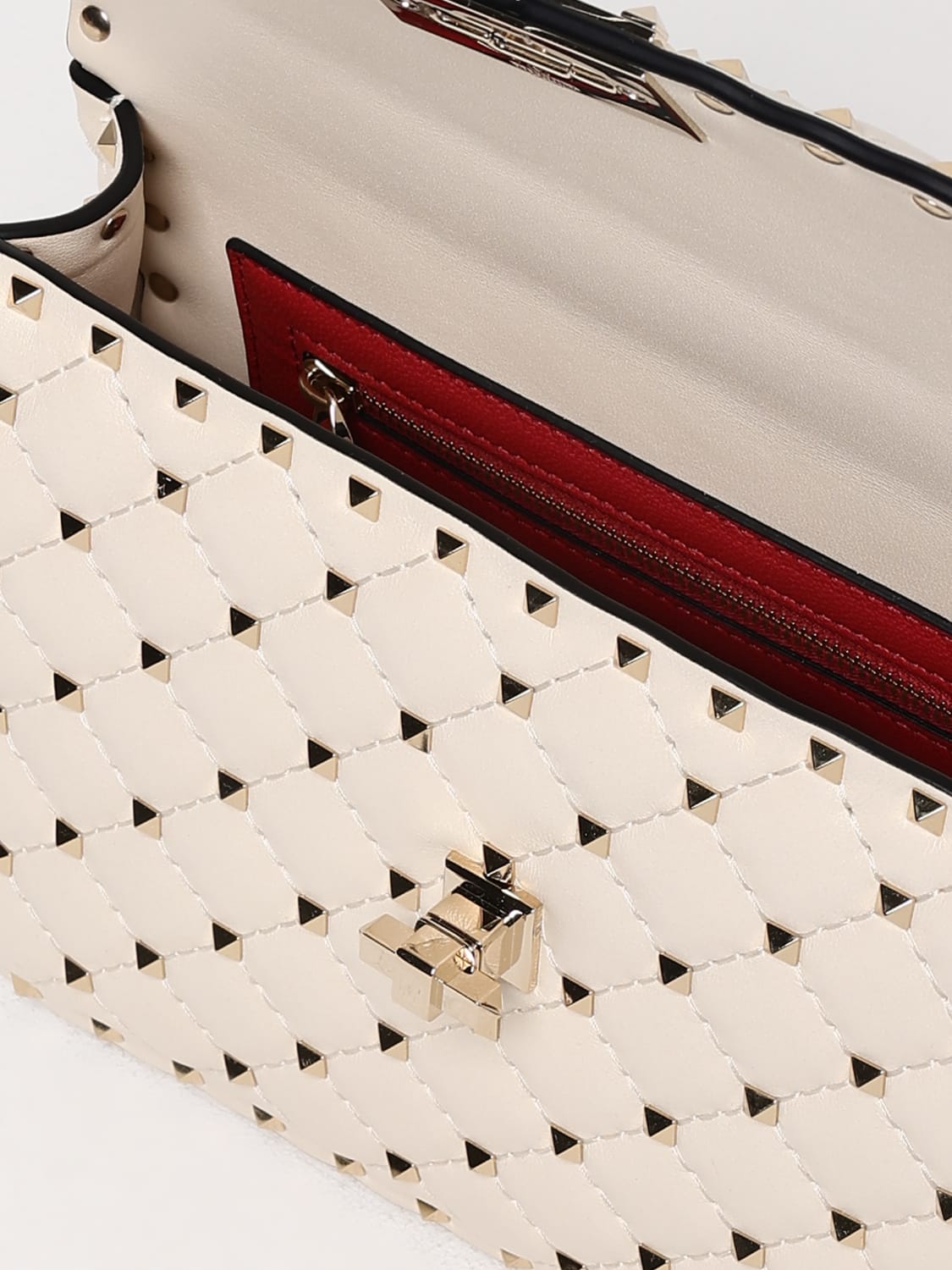 VALENTINO GARAVANI: Shoulder bag woman - Yellow Cream