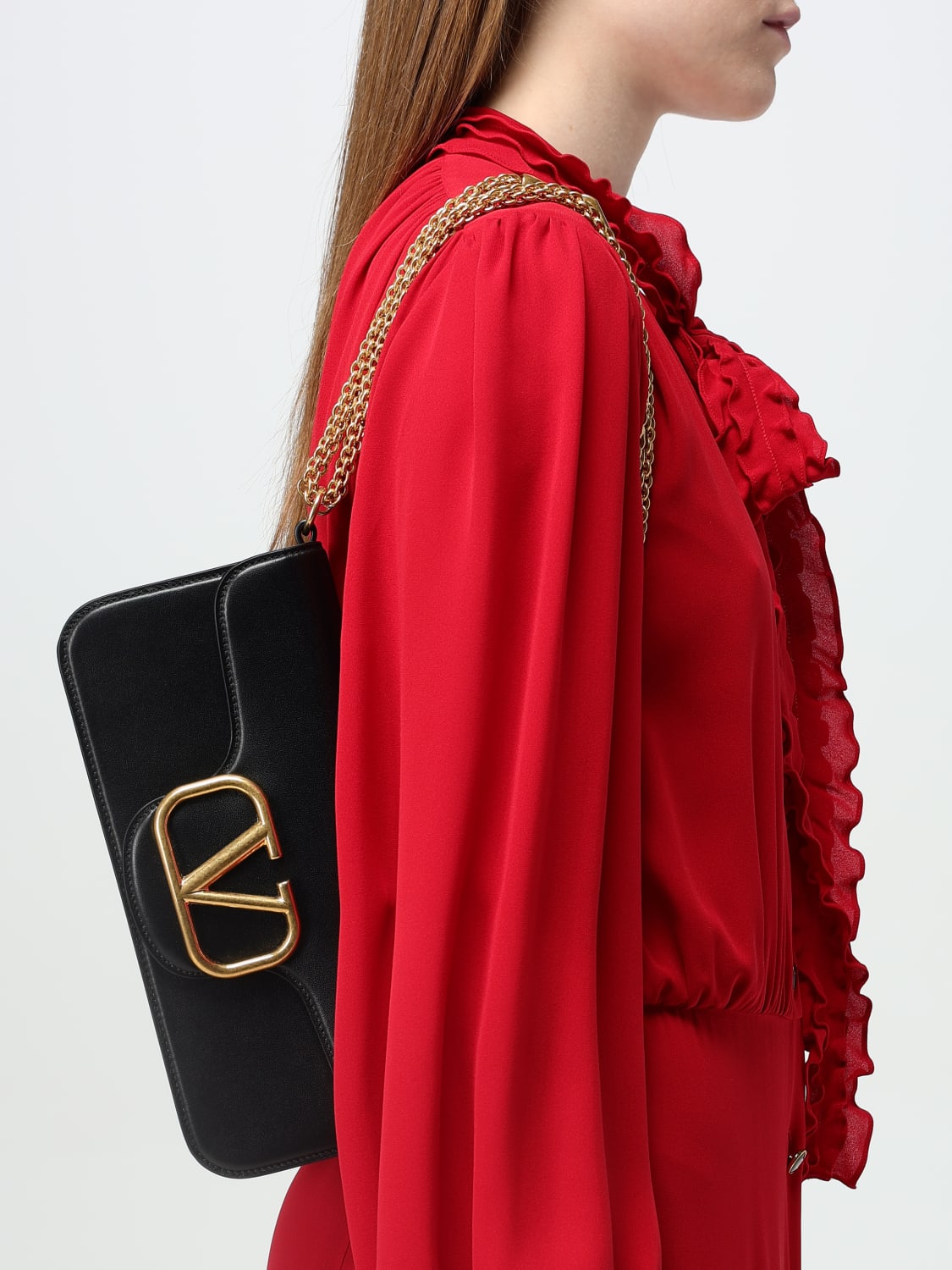 ハンドバッグ VALENTINO GARAVANI Woman Handbag Black 6W2B0K30ZXL 0NO VALENTINO GARAVANI: Shoulder bag woman - Black | Valentino