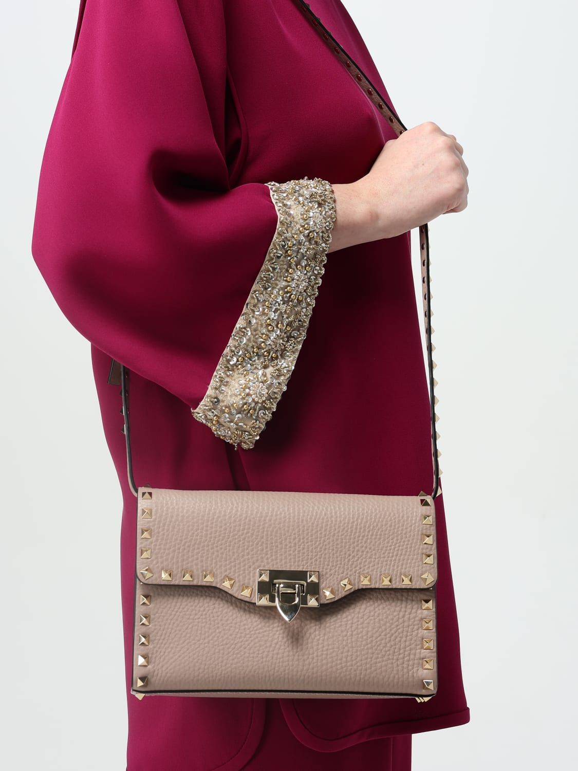 バッグ・カバンその他 VALENTINO GARAVANI Woman Mini bag Blush Pink 6W2B0181VSF P45 VALENTINO GARAVANI: Shoulder bag woman - Blush Pink