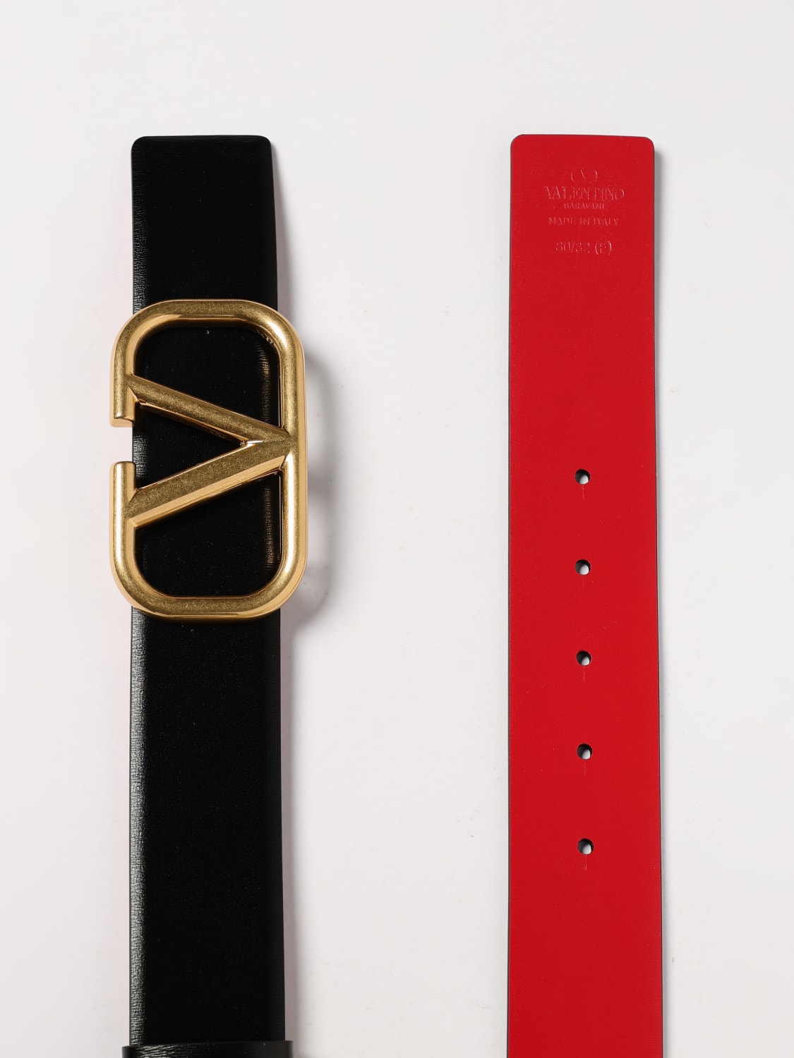 VALENTINO GARAVANI: Belt woman - Black | Valentino Garavani