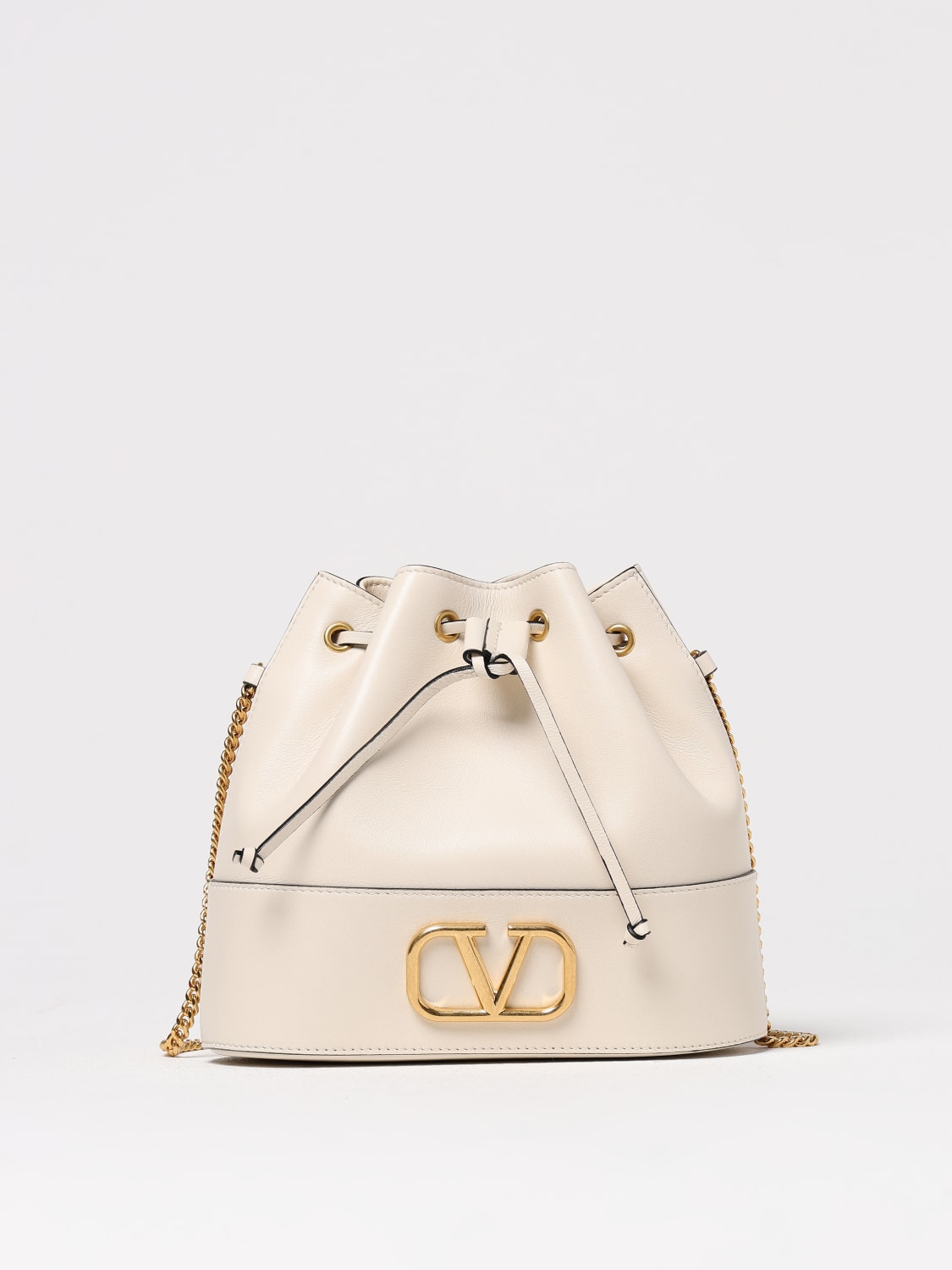 VALENTINO GARAVANI: Shoulder bag woman - Yellow Cream
