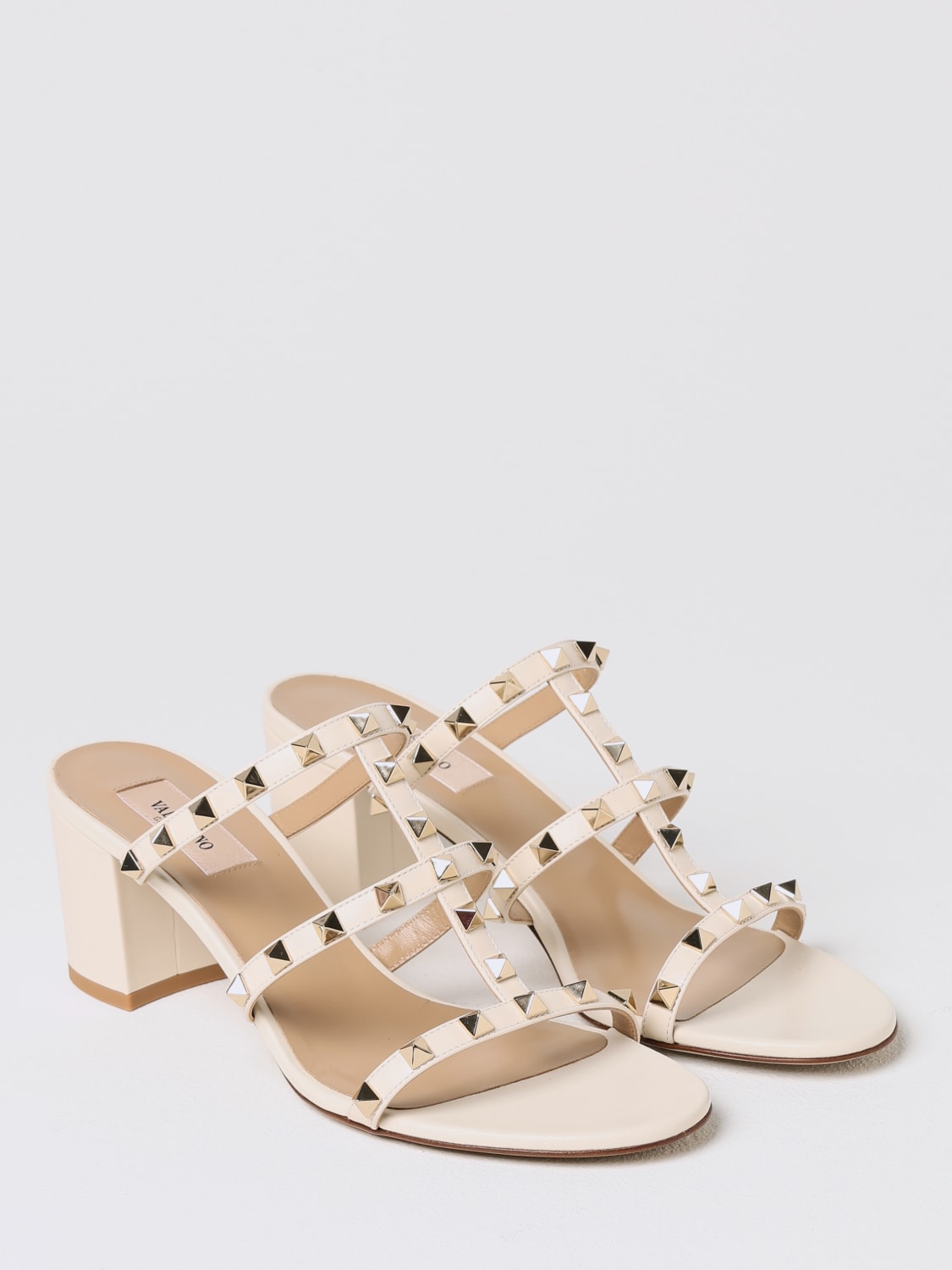 VALENTINO GARAVANI: Shoes woman - Yellow Cream | Valentino