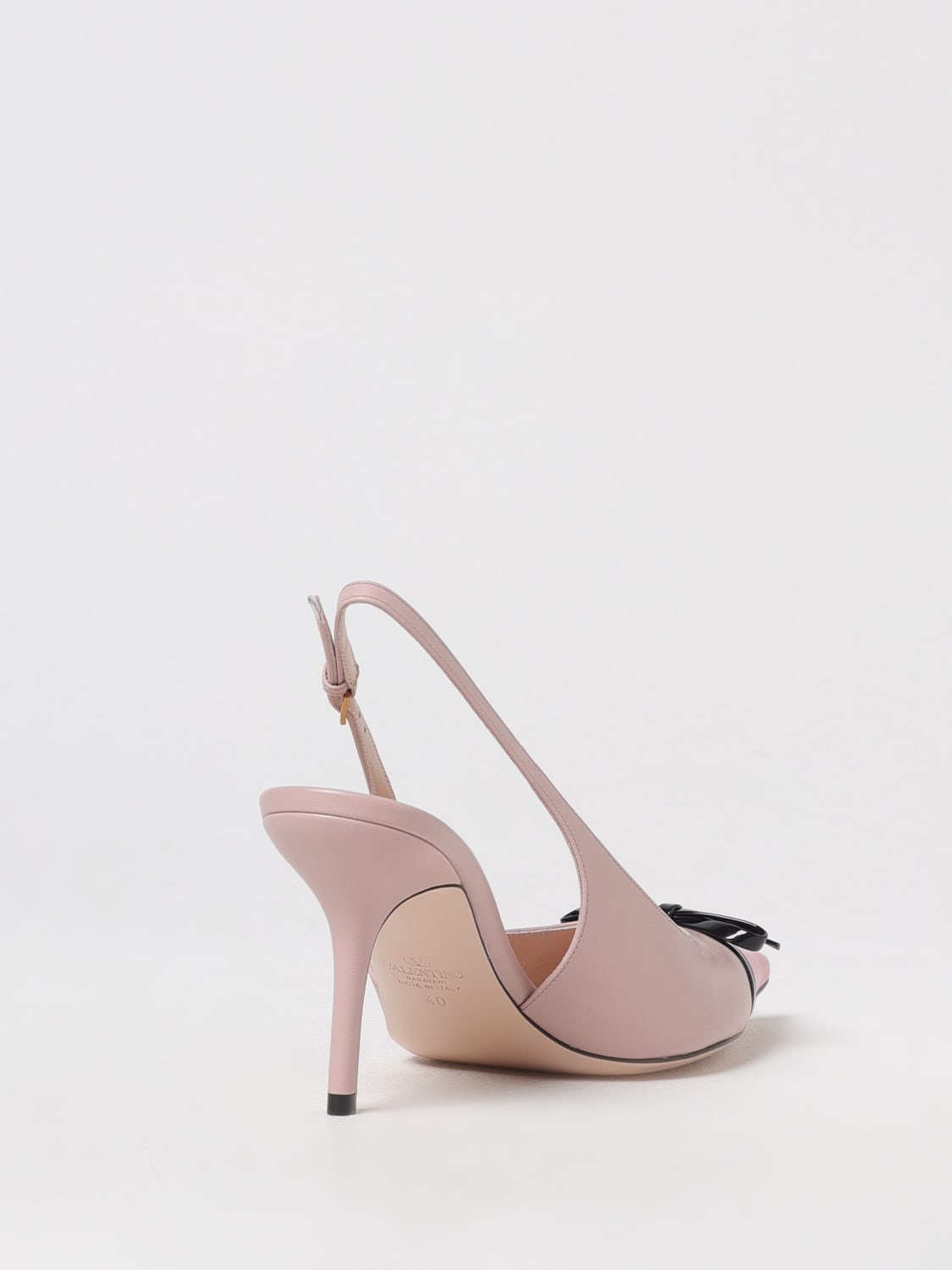 シューズ・サンダルその他 VALENTINO GARAVANI Woman Pumps Blush Pink 6W2S0R01DSH P45 Valentino Garavani 80mm VLogo Signature Slingback Pumps