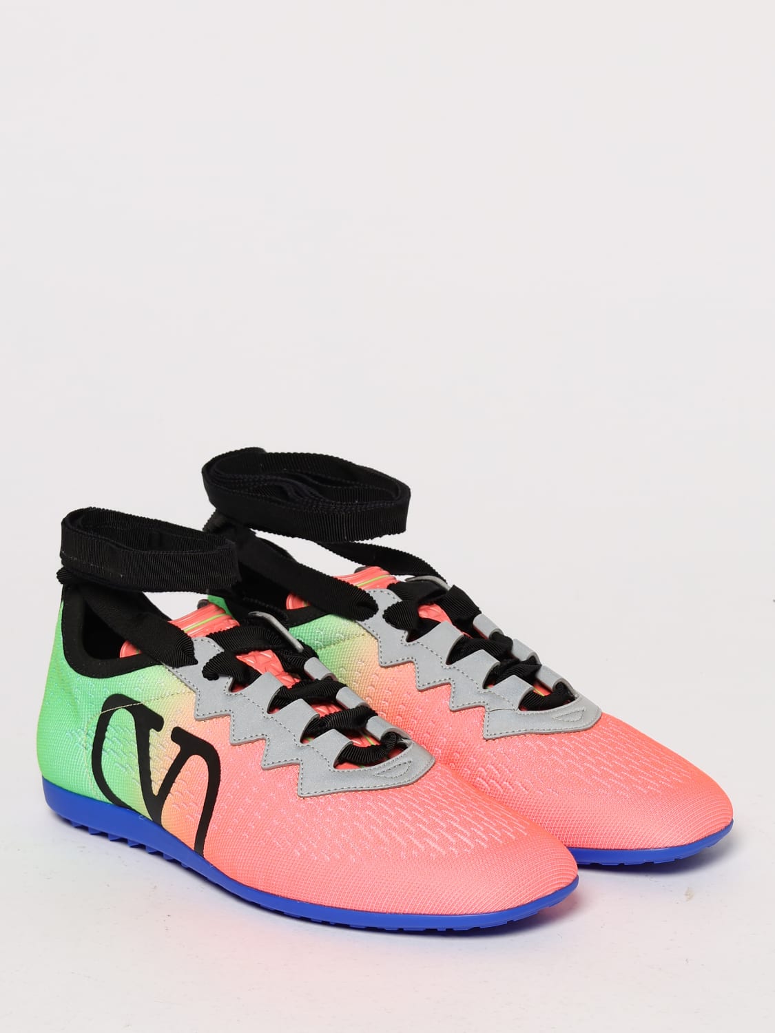 VALENTINO GARAVANI SNEAKERS: Sneakers Chromathon Valentino Garavani in mesh a maglia , Fantasia - Img 2