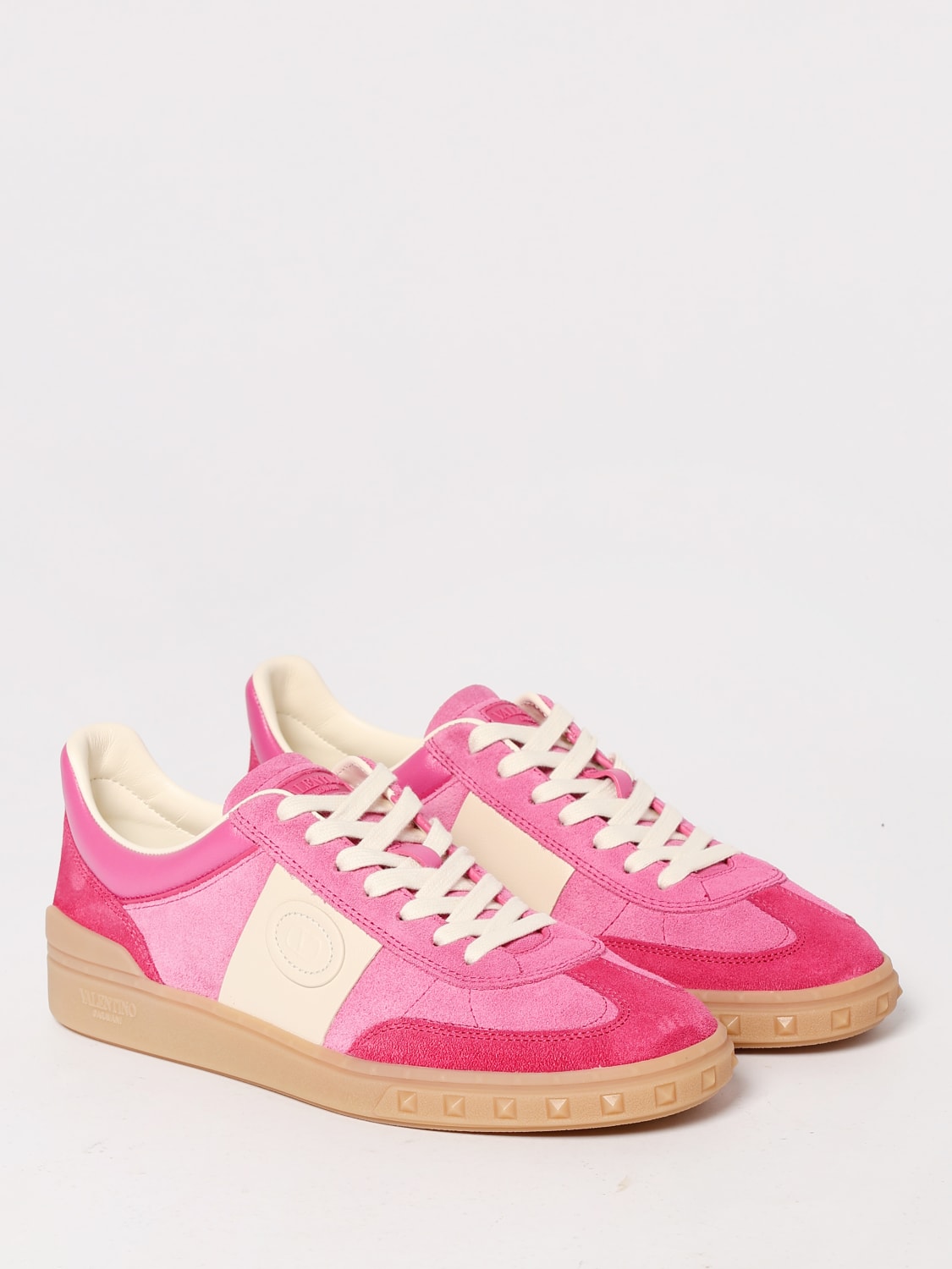 VALENTINO GARAVANI SNEAKERS: Sneakers Upvillage Valentino Garavani in camoscio , Fuxia - Img 2