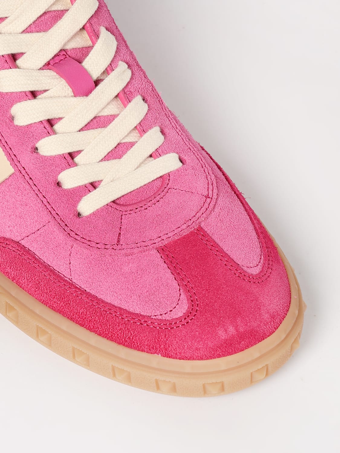 VALENTINO GARAVANI SNEAKERS: Sneakers Upvillage Valentino Garavani in camoscio , Fuxia - Img 4