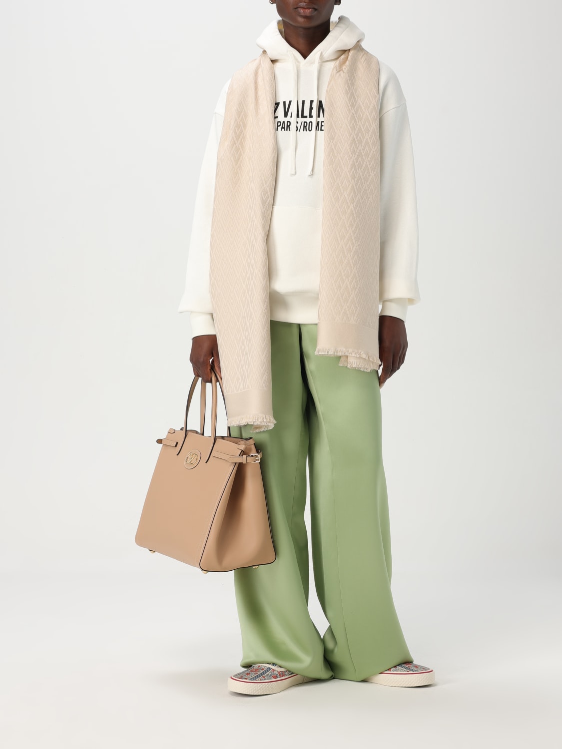 パンツ VALENTINO Woman Pants Green 6B3RB68590E R5F VALENTINO: Pants woman - Green | Valentino pants 6B3RB68590E