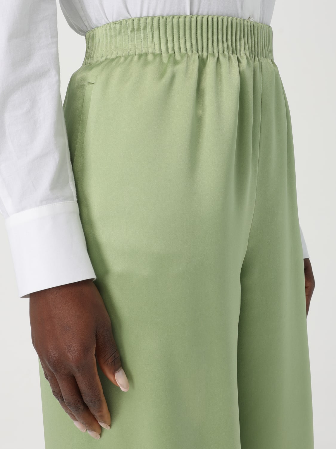 パンツ VALENTINO Woman Pants Green 6B3RB68590E R5F VALENTINO: Pants woman - Green | Valentino pants 6B3RB68590E