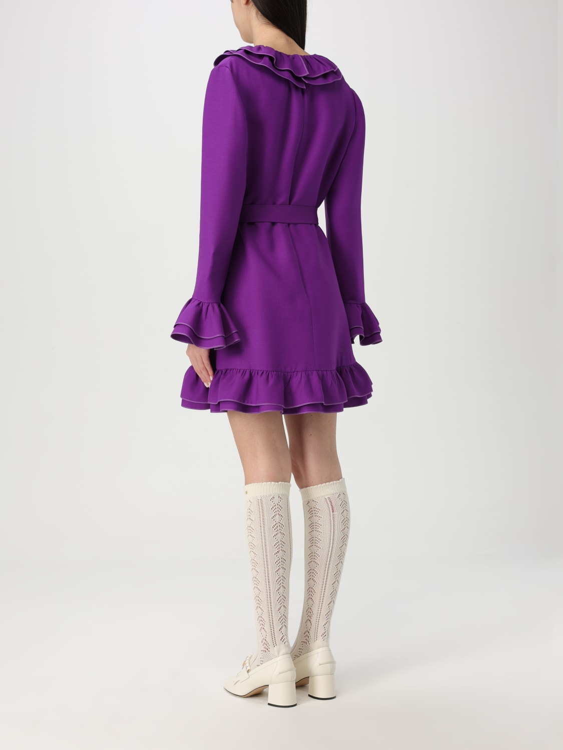 VALENTINO VESTIDO: Vestido mujer Valentino, Violeta - Img 2