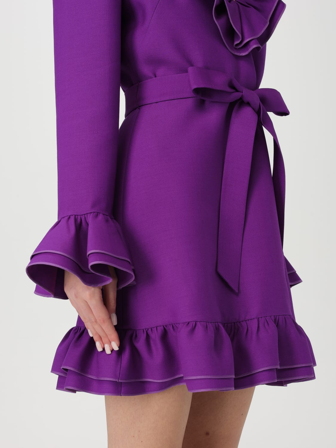 VALENTINO VESTIDO: Vestido mujer Valentino, Violeta - Img 4