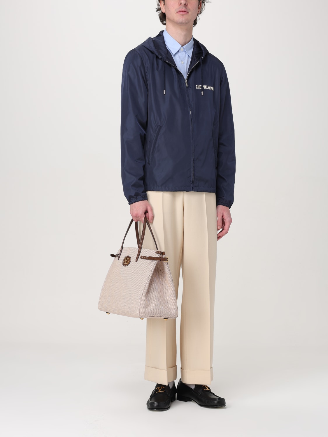 VALENTINO GARAVANI: Bags men - Beige | Valentino Garavani