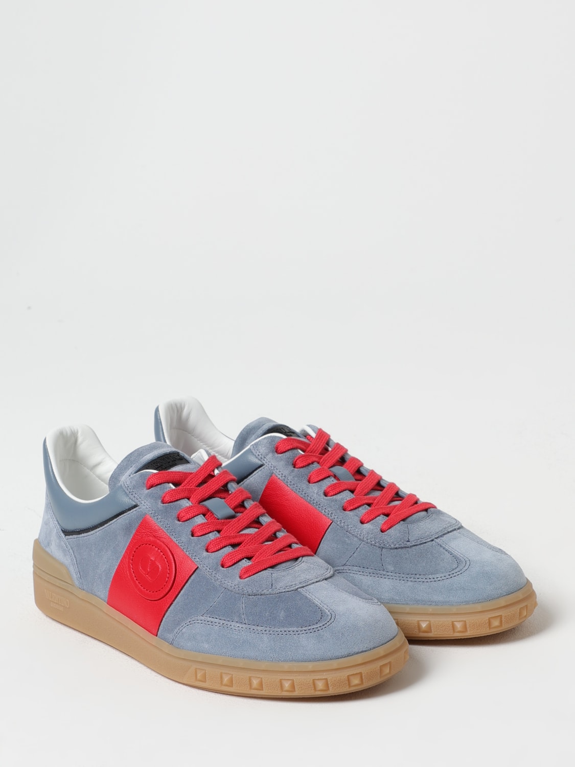 スニーカー VALENTINO GARAVANI Men Sneakers Ocher 6Y2S0H77LAL RJB Valentino Garavani Gray/Red Upvillage Sneaker | TheDoubleF