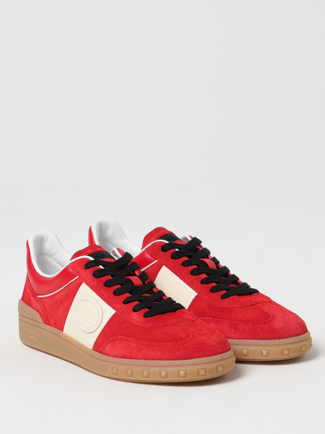 スニーカー VALENTINO GARAVANI Men Sneakers Ocher 6Y2S0H77LAL RJB Valentino Garavani Gray/Red Upvillage Sneaker | TheDoubleF