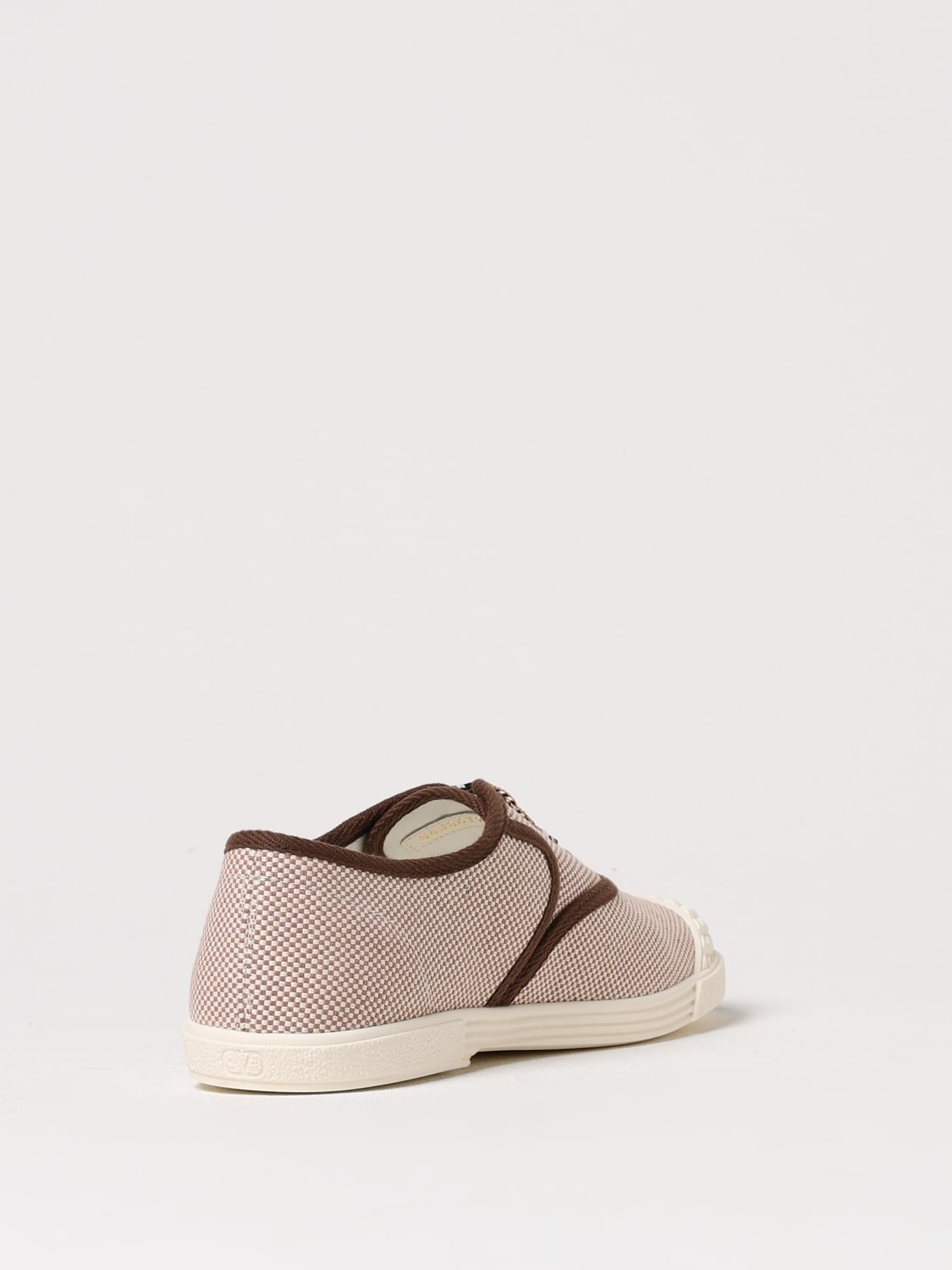 VALENTINO GARAVANI SNEAKERS: Sneakers Bay by Bay Valentino Garavani in tela jacquard , Tabacco - Img 3