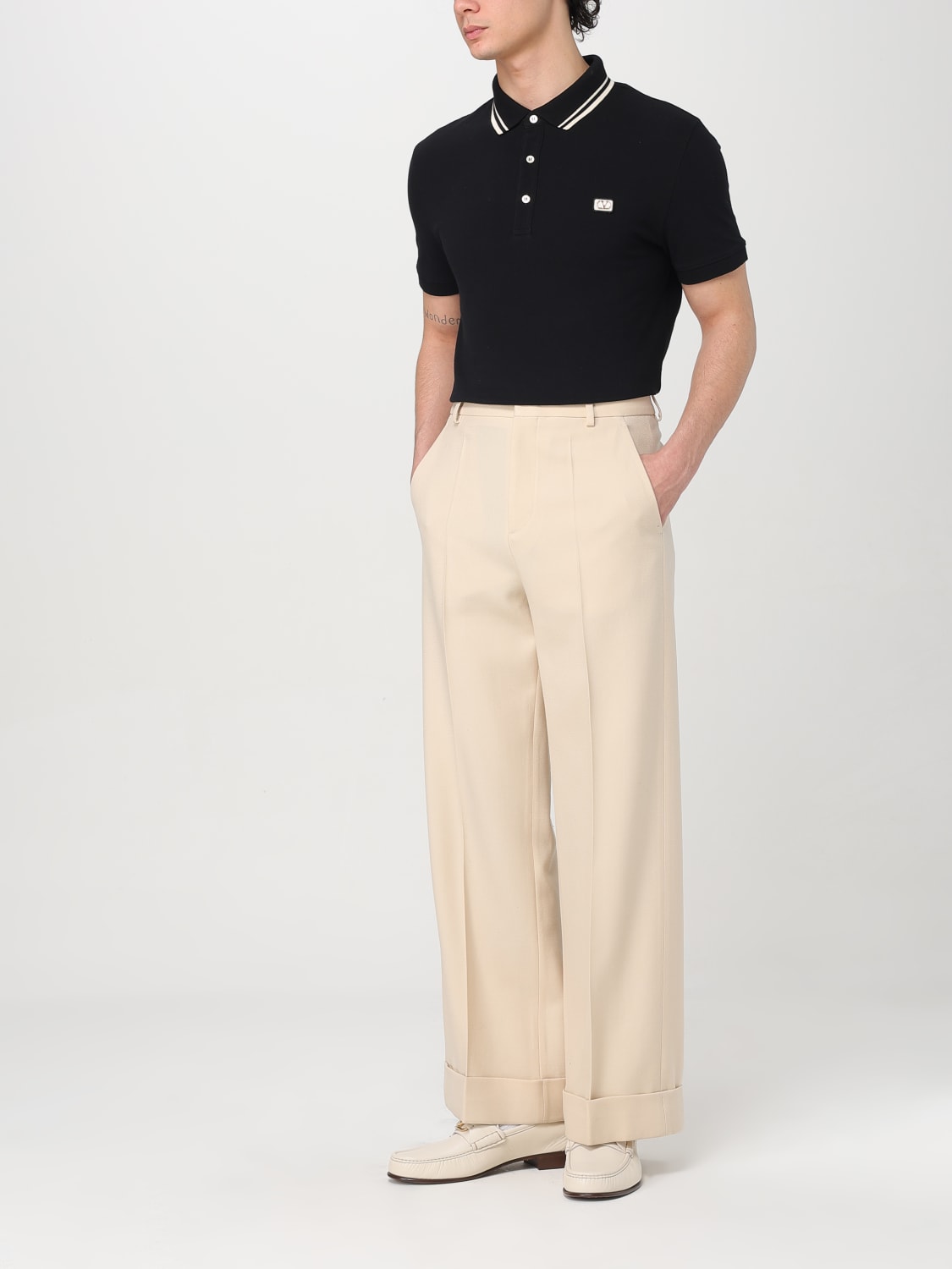 VALENTINO POLO: Polo herren Valentino, Schwarz - Img 2