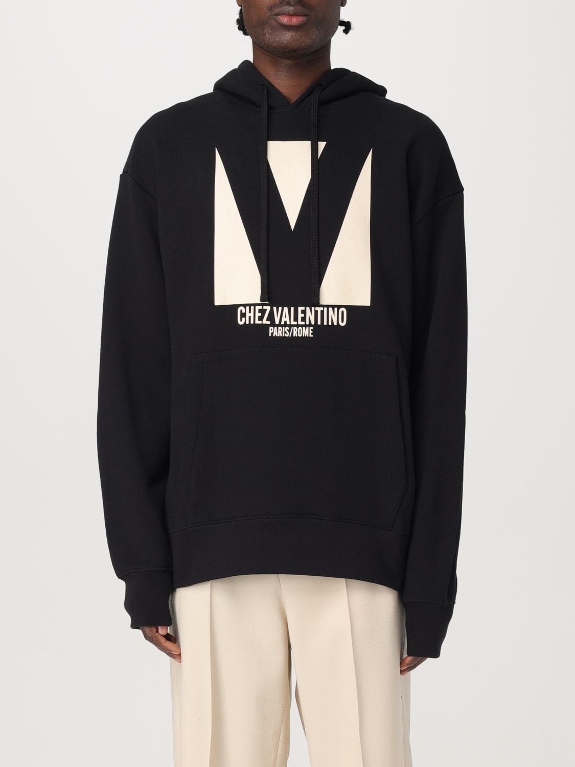 VALENTINO SWEATSHIRT: Sweatshirt men Valentino, Black - Img 1