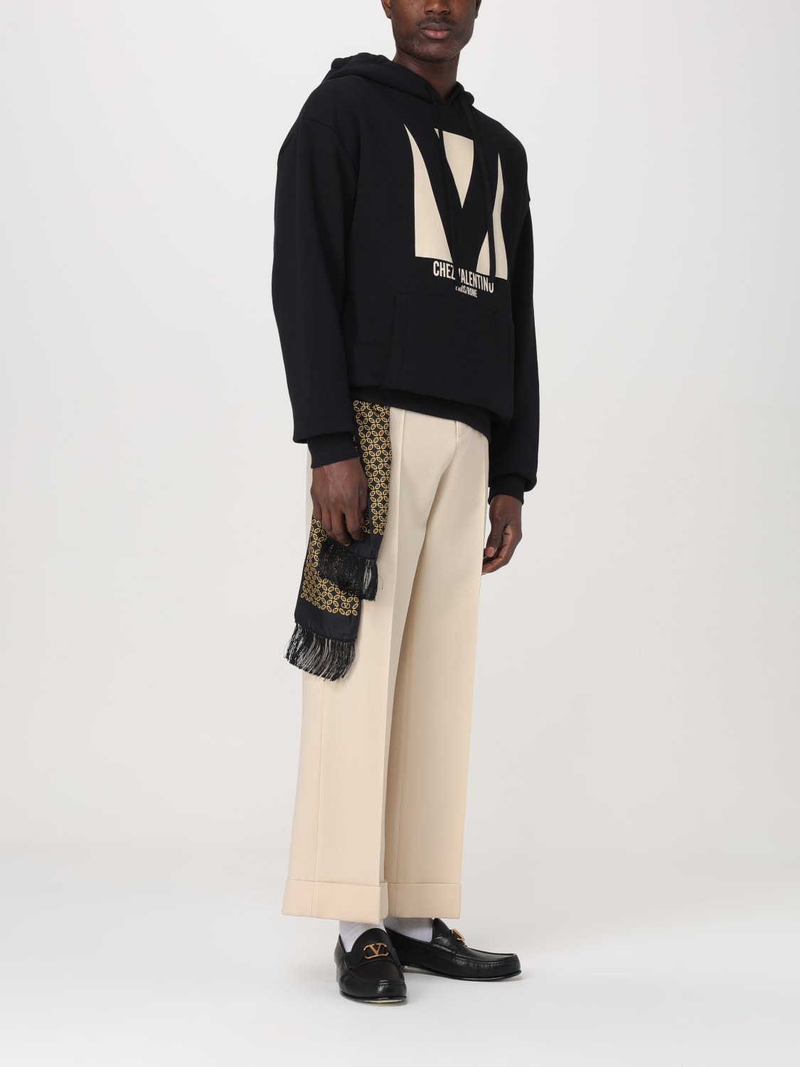 VALENTINO SWEATSHIRT: Sweatshirt men Valentino, Black - Img 2