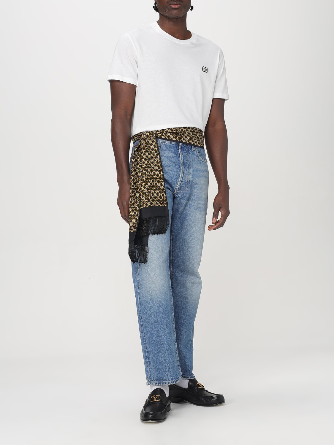 Tシャツ・カットソー VALENTINO Men T-shirt Ivory 6V3MG10VAQ8 A03 VALENTINO: T-shirt men - Ivory | Valentino t-shirt