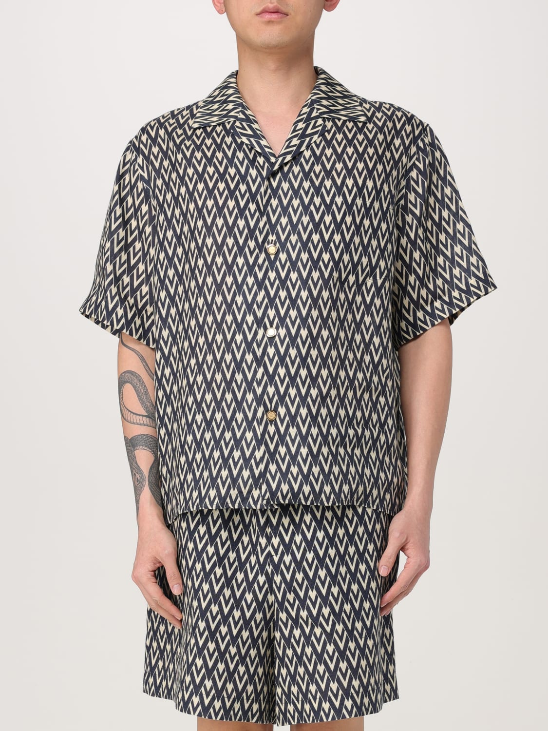VALENTINO SHIRT: Shirt men Valentino, Black - Img 1