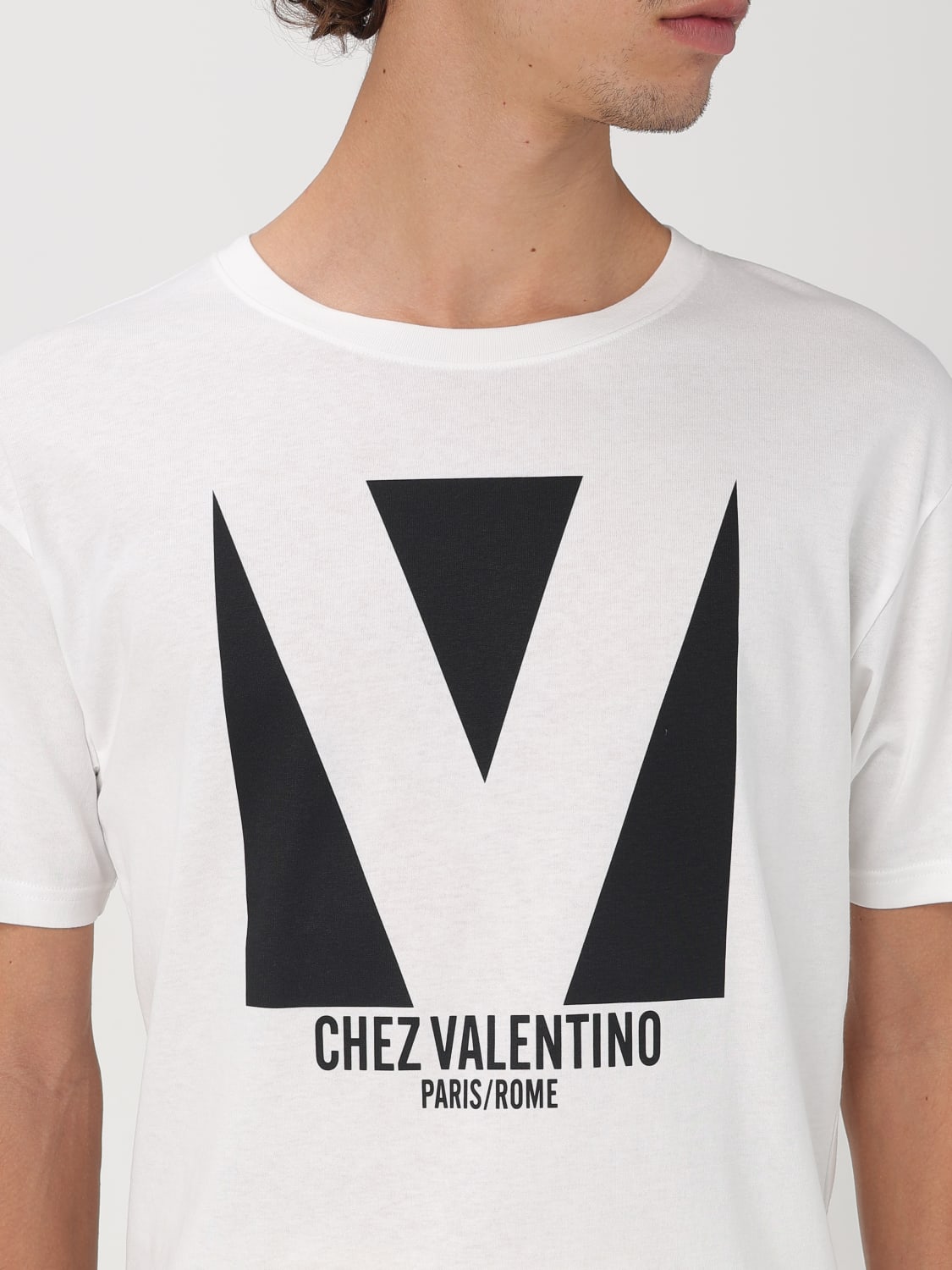 VALENTINO: T-shirt men - White | Valentino t-shirt