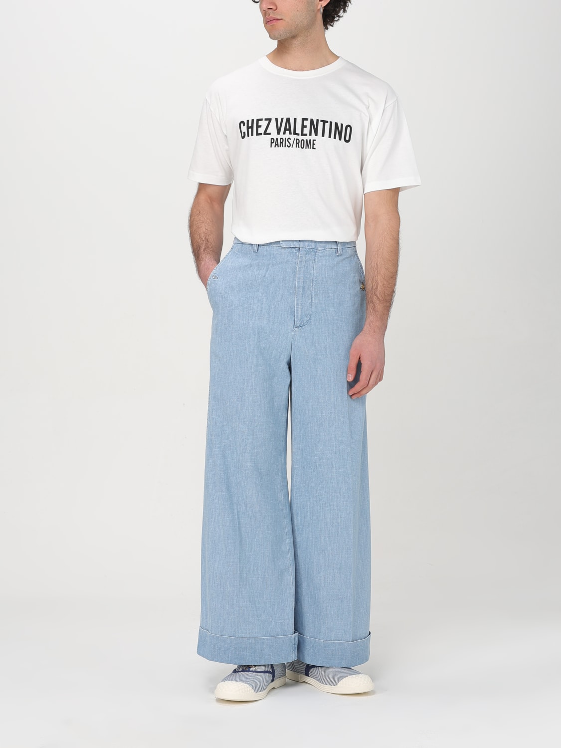 VALENTINO: T-shirt men - White | Valentino t-shirt