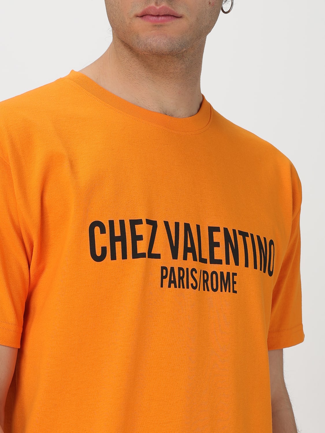 VALENTINO T-SHIRT: T-shirt men Valentino, Orange - Img 5